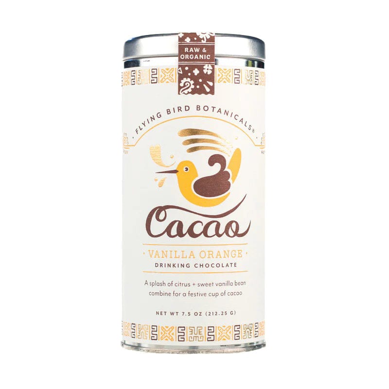 Premium Cacao Vanilla Orange Drinking Chocolate Mix - Rich & Creamy Hot Cocoa for Winter Nights, Cozy Evenings & Holiday Gifts