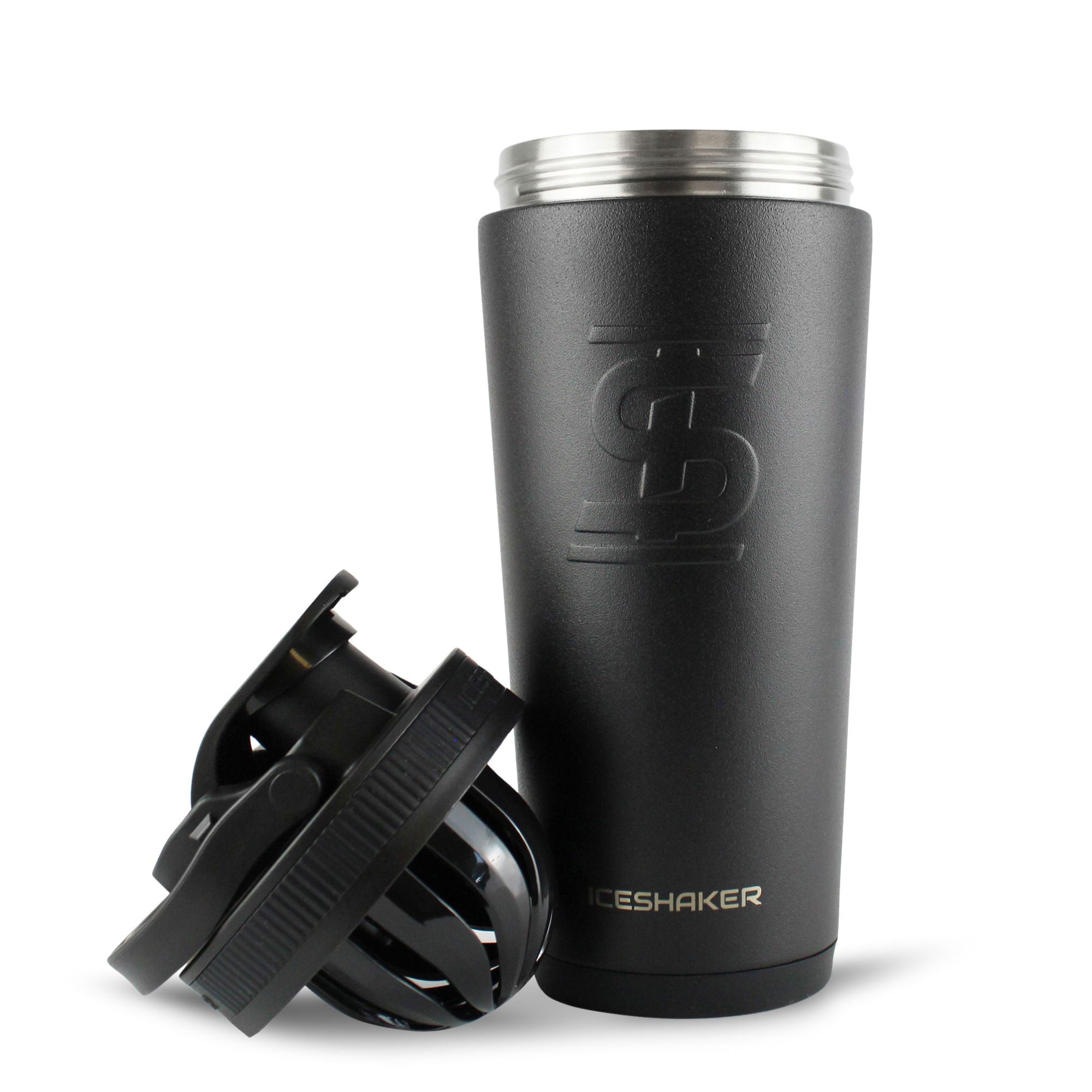 Officially Licensed Baltimore Ravens 26oz Insulated Stainless Steel Ice Shaker Cup - Black | Perfect for Workouts, Gym, and Tailgating