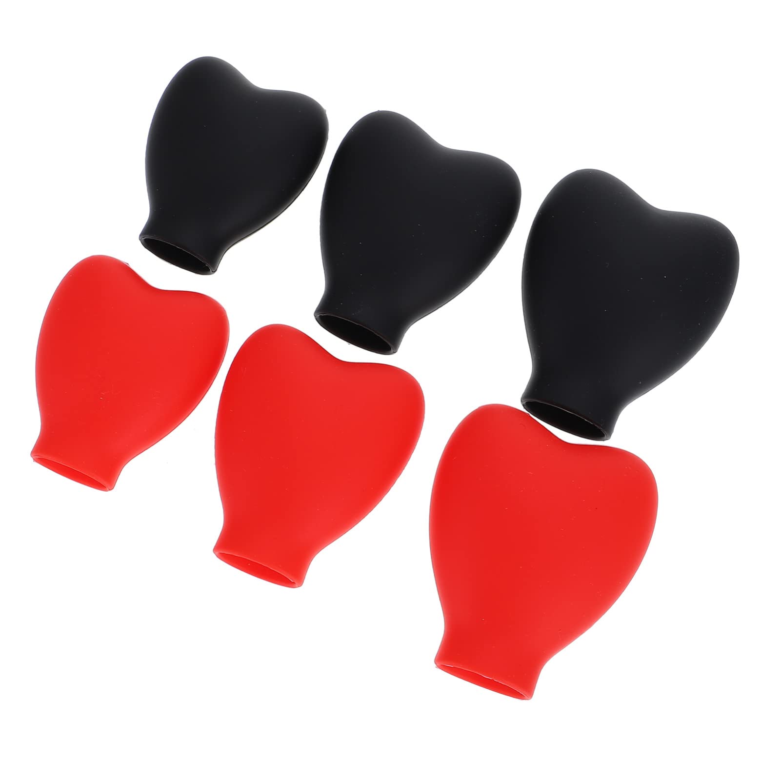 Beaupretty 6-Piece Silicone Makeup Brush Covers - Reusable Cosmetic Brush Protectors for Travel & Storage | Dustproof Makeup Brush Holder Set for Professional & Home Use