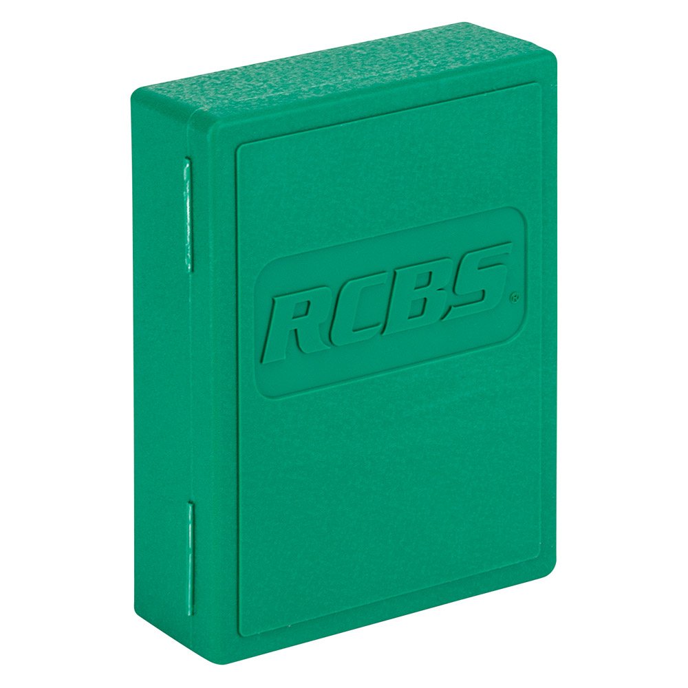 RCBS Reloading Die Storage Box - Heavy Duty Green Plastic Case for Ammunition Reloading Dies - Perfect for Gun Range, Hunting & Shooting Sports Accessories