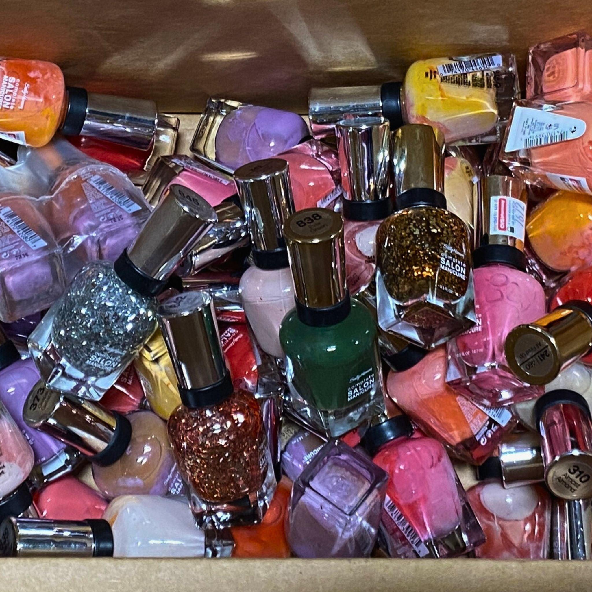 Sally Hansen Complete Salon Manicure Kit - 50 Piece Professional Nail Polish Set for At-Home Manicures & Pedicures - Perfect for DIY Nail Care, Gifts, and Salon-Quality Results