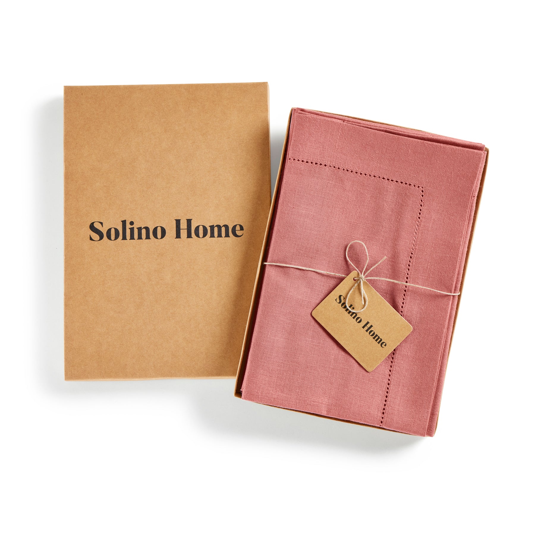 Premium Medium Weight Hemstitch Napkins - 12-Pack White Linen Dinner Napkins for Formal Dining, Weddings & Special Occasions