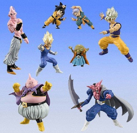 Bandai Dragon Ball Z DBZ HG Plus Action Pose EX 8 Mini Trading Collection Figure Set - Perfect for Anime Collectors, Display Shelves & Gift Giving