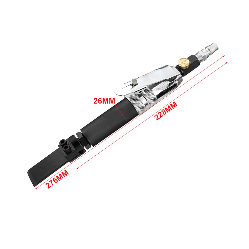 Mini Air Knife Shovel Chisel - Industrial Welding Deburring & Rust Removal Pneumatic Tool Set (3500 RPM) for Metalworking, Auto Repair & DIY Projects