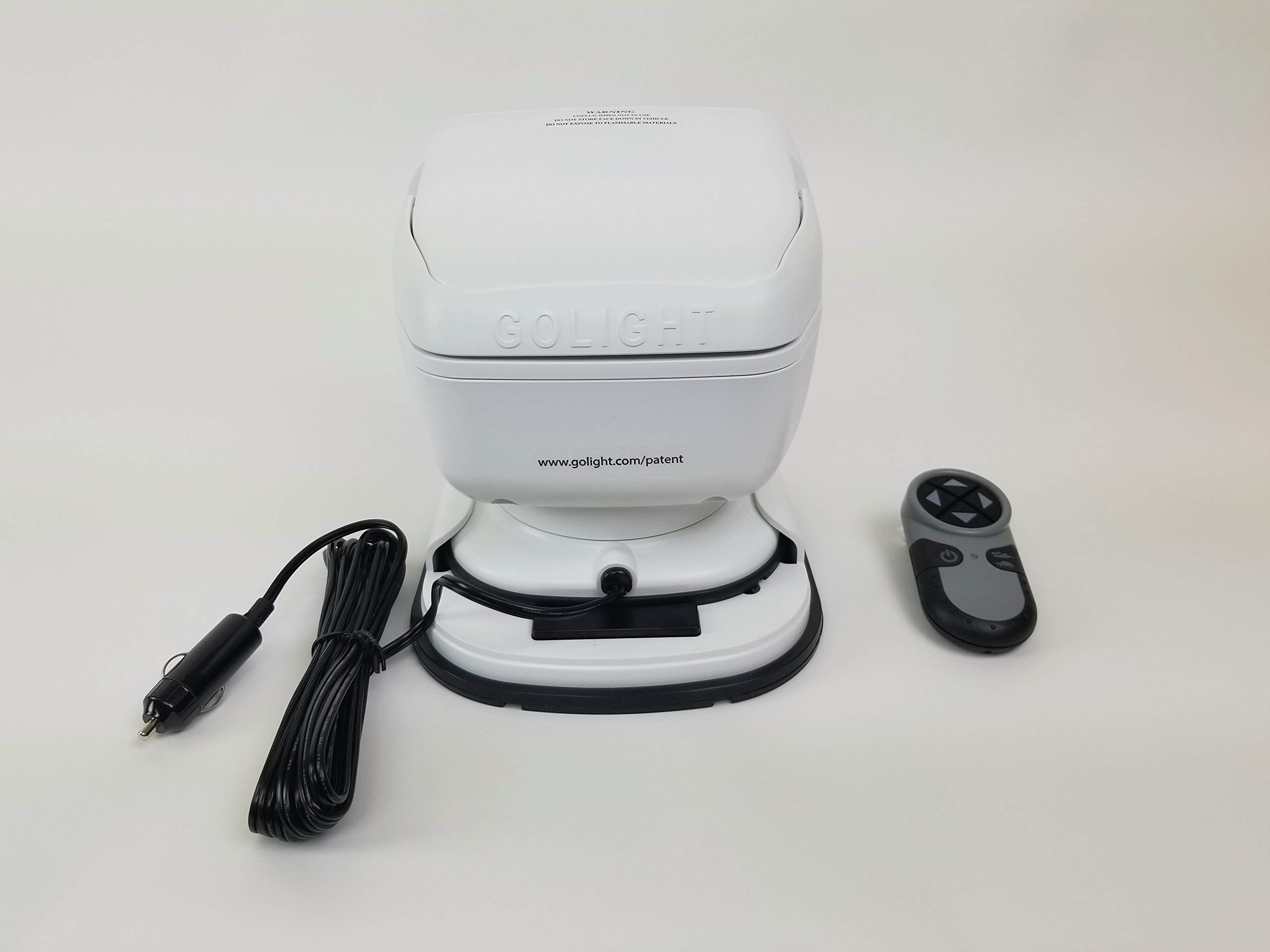 Golight GT Series Model 7901GT Wireless Halogen Spotlight with Portable Mount & Handheld Remote - White | Perfect for Marine Boating, Off-Road Vehicles, Emergency Lighting & Night Hunting