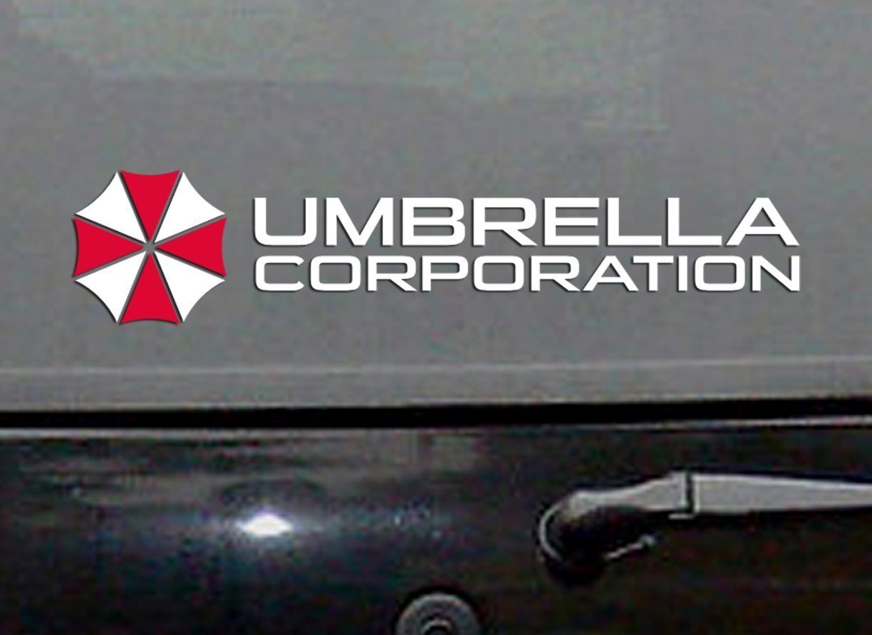 Umbrella Corporation Sticker Decal - 6 Inch Waterproof Vinyl Car Decal for Windows, Laptops & Gaming Setups - Perfect for Resident Evil Fans, Car Enthusiasts & Gamers