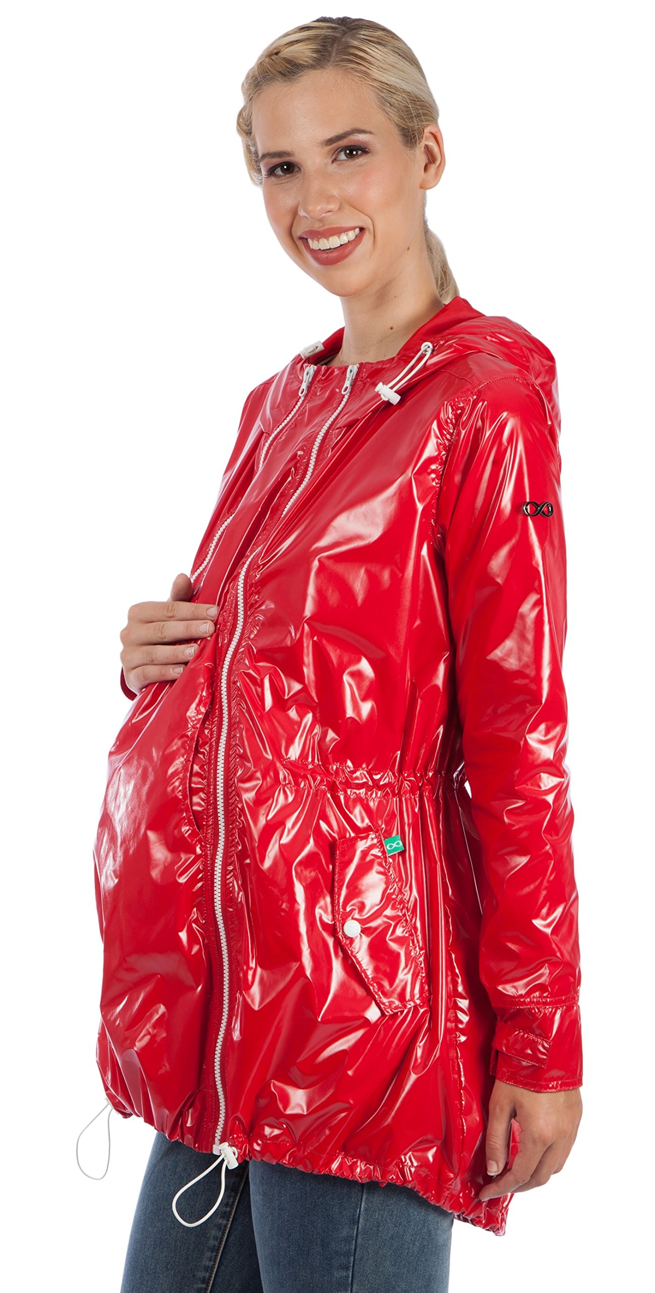 Maternity Raincoat Jacket 3-in-1 Technology - Waterproof, Windproof, and Breathable for Outdoor Adventures and Daily Commutes