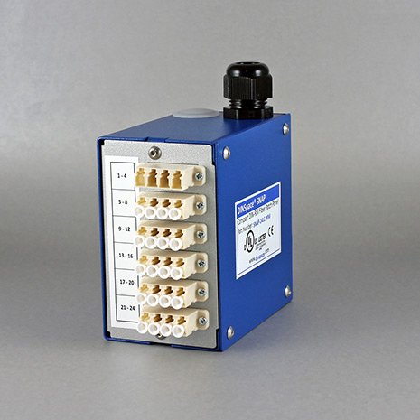 24-Port LC Fiber Optic Patch Panel - Compact Wall Mount Rack for High-Speed Data Center & Telecom Networks - Ideal for Server Rooms, Office Wiring & Network Installations