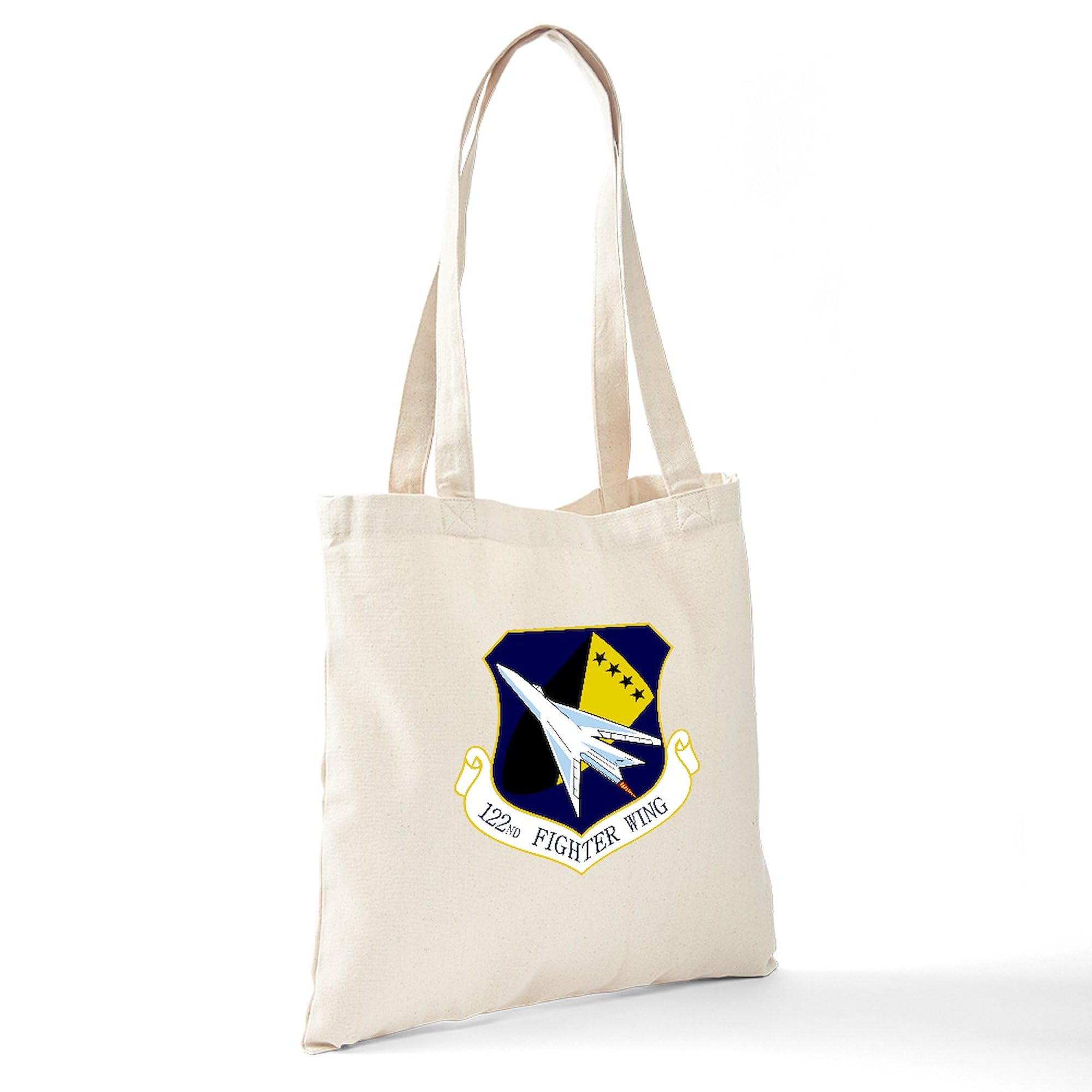 122nd FW Natural Canvas Tote Bag - Eco-Friendly Reusable Shopping Bag for Groceries, Beach & Daily Use | CafePress