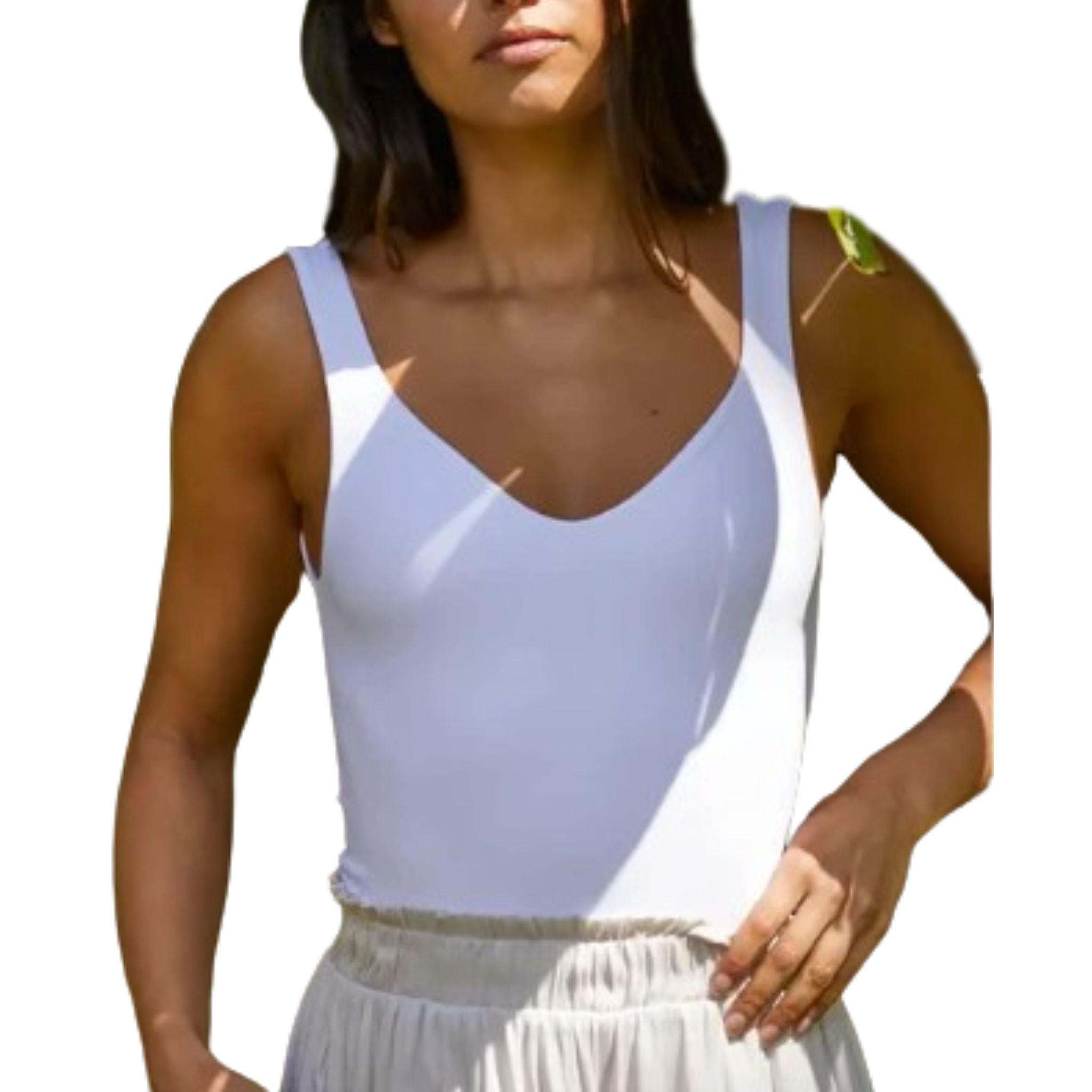 Yours Truly UV Protection Neck Bodysuit - UPF 50+ Sun Protective Shirt for Women, Perfect for Outdoor Activities, Beach, and Summer Travel