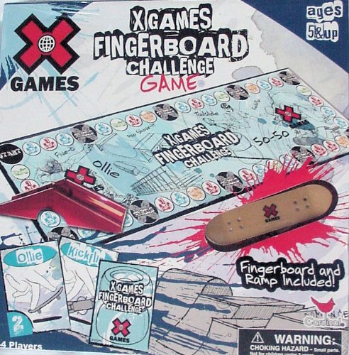 X Games Fingerboard Challenge Game - 专业级滑板手指板套装，适合室内外练习与竞技表演