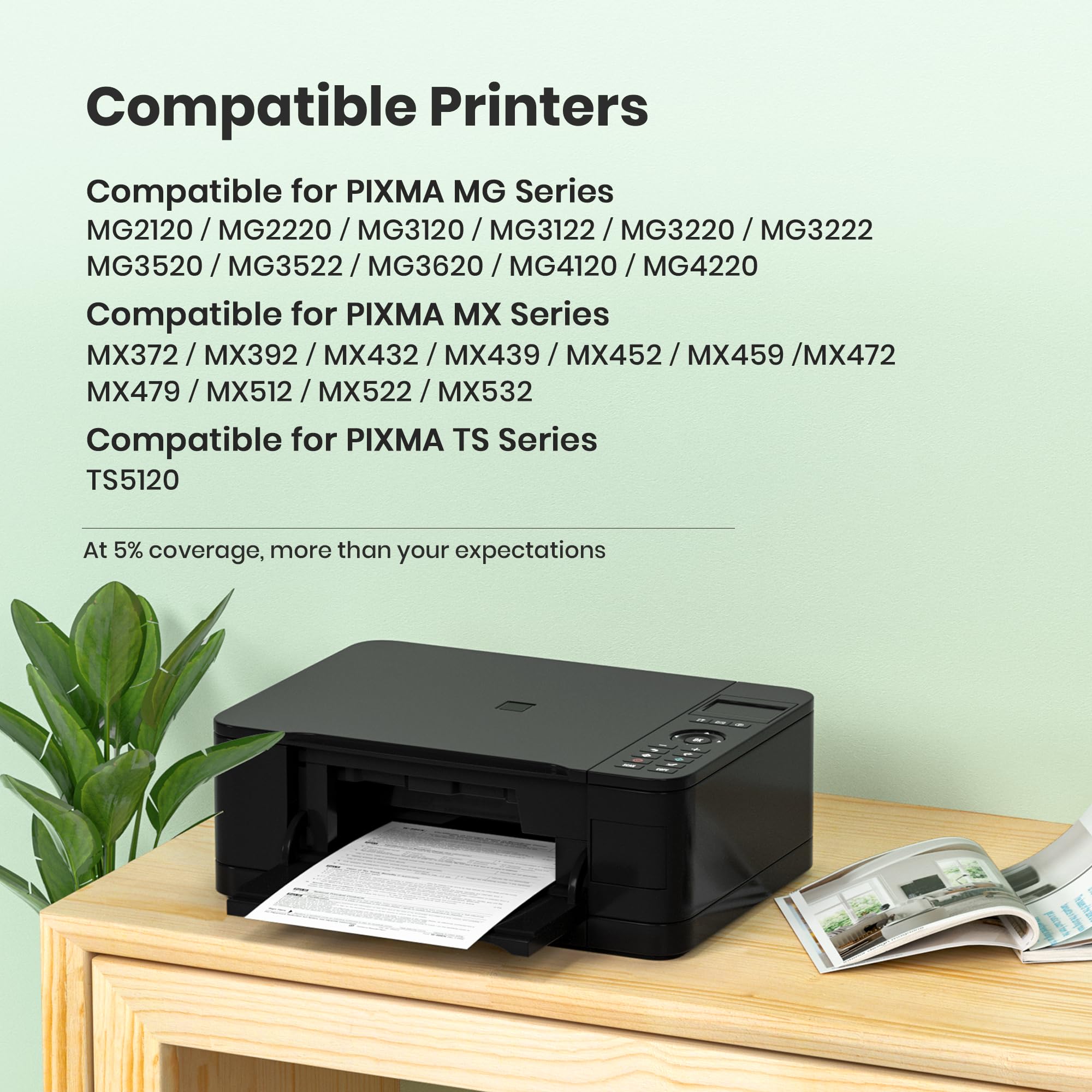 Canon PG-240XL Black Ink Cartridge (2-Pack) - Compatible with PIXMA Printers for Home & Office Use