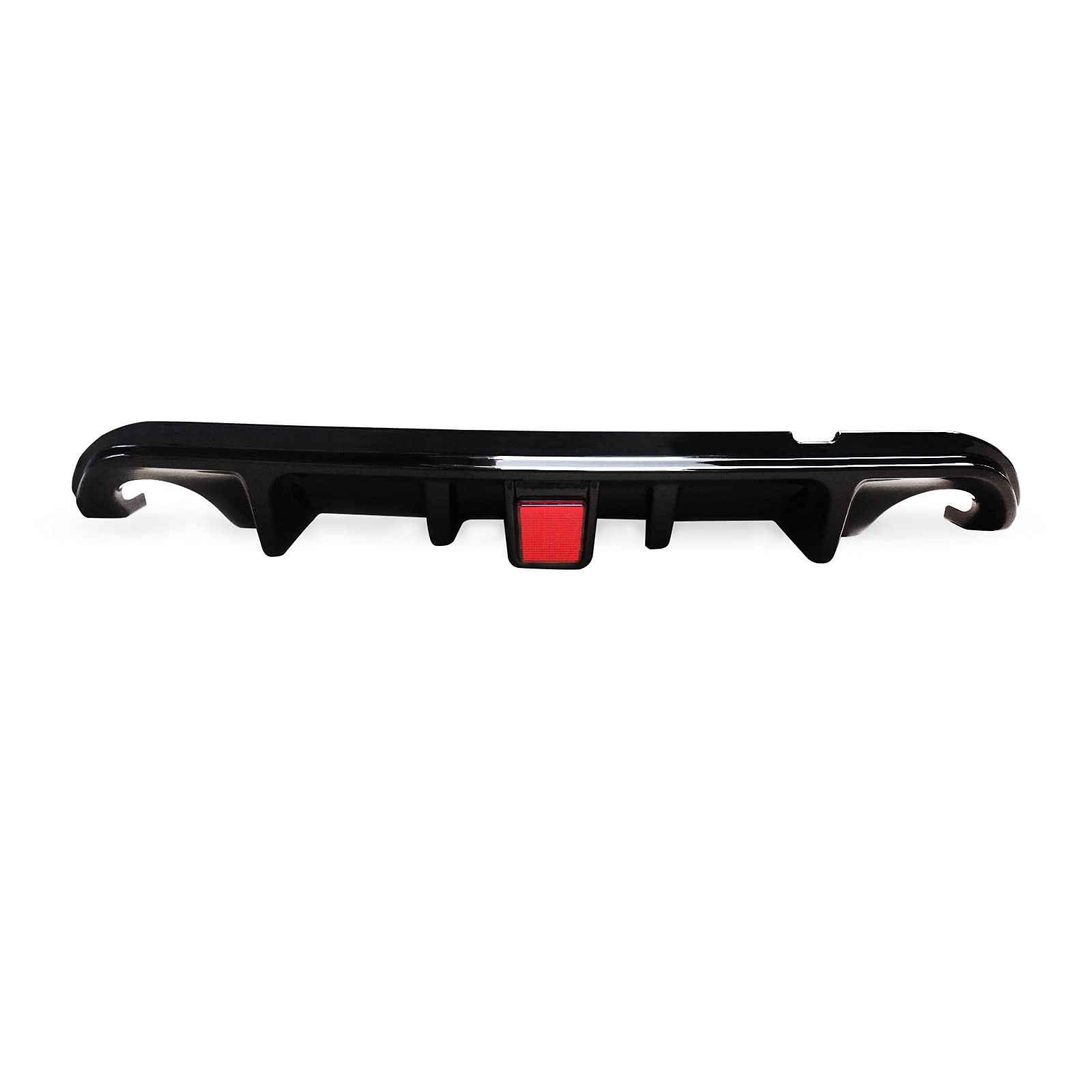 NINTE Gloss Black Rear Diffuser for 2014-2017 Infiniti Q50 & Q50S - Painted Lower Bumper Lip with Functional Brake Light | Perfect for Car Enthusiasts & Performance Upgrades