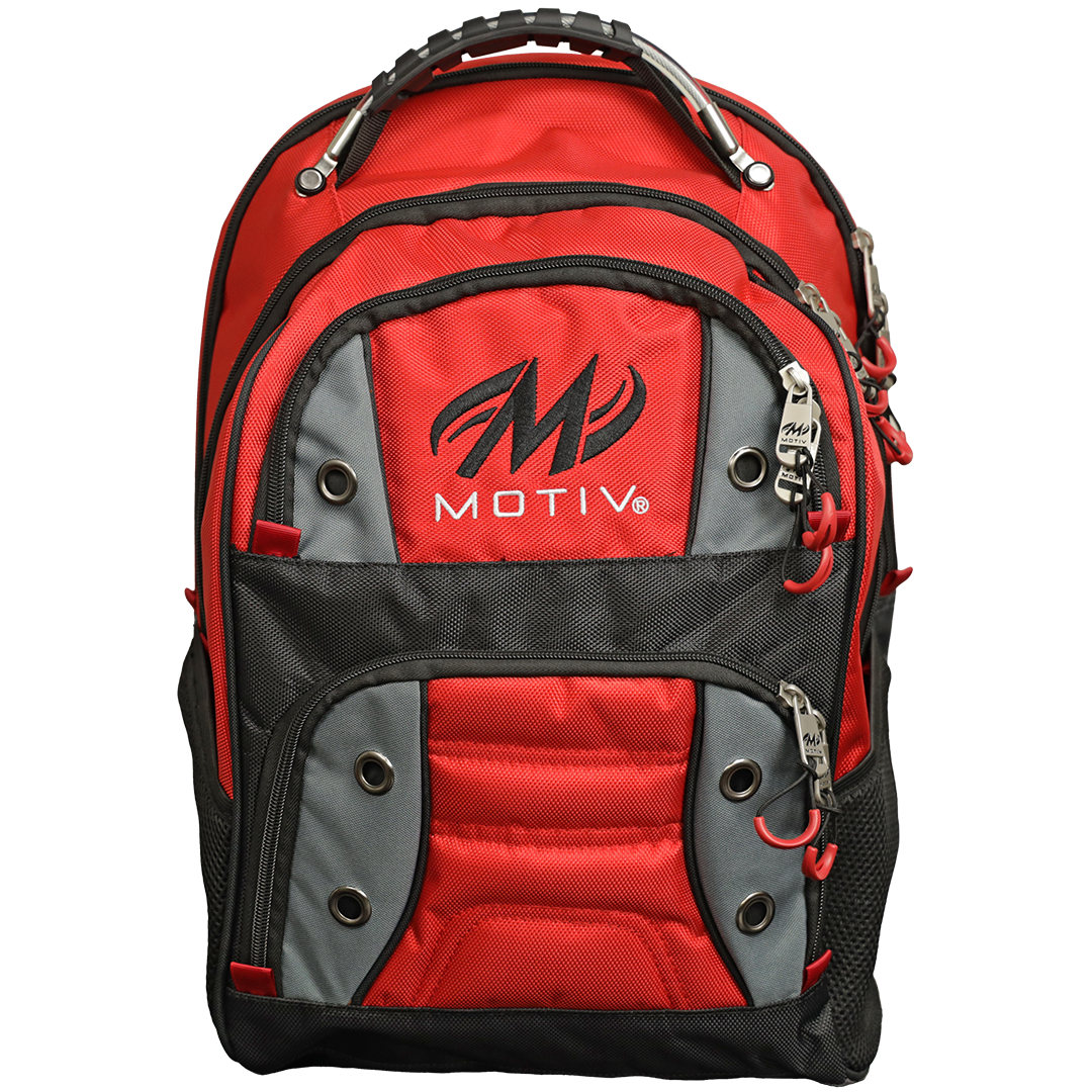 Motiv Intrepid Backpack - Fire Red Color, Lightweight & Durable Hiking Backpack for Outdoor Adventures, Travel & Daily Use