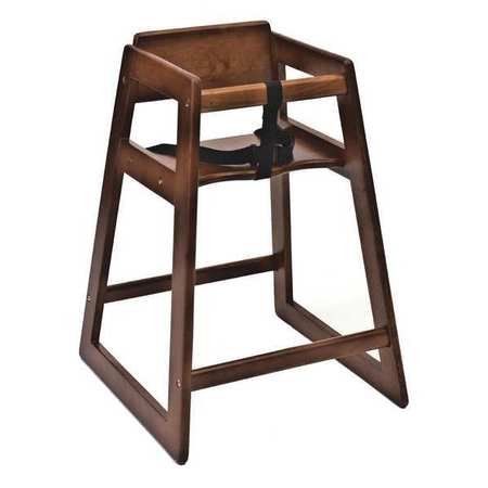 Premium Wooden High Chair for Babies & Toddlers - Dark Finish, Adjustable Height, Easy to Clean | Perfect for Dining, Kitchen, and Family Gatherings