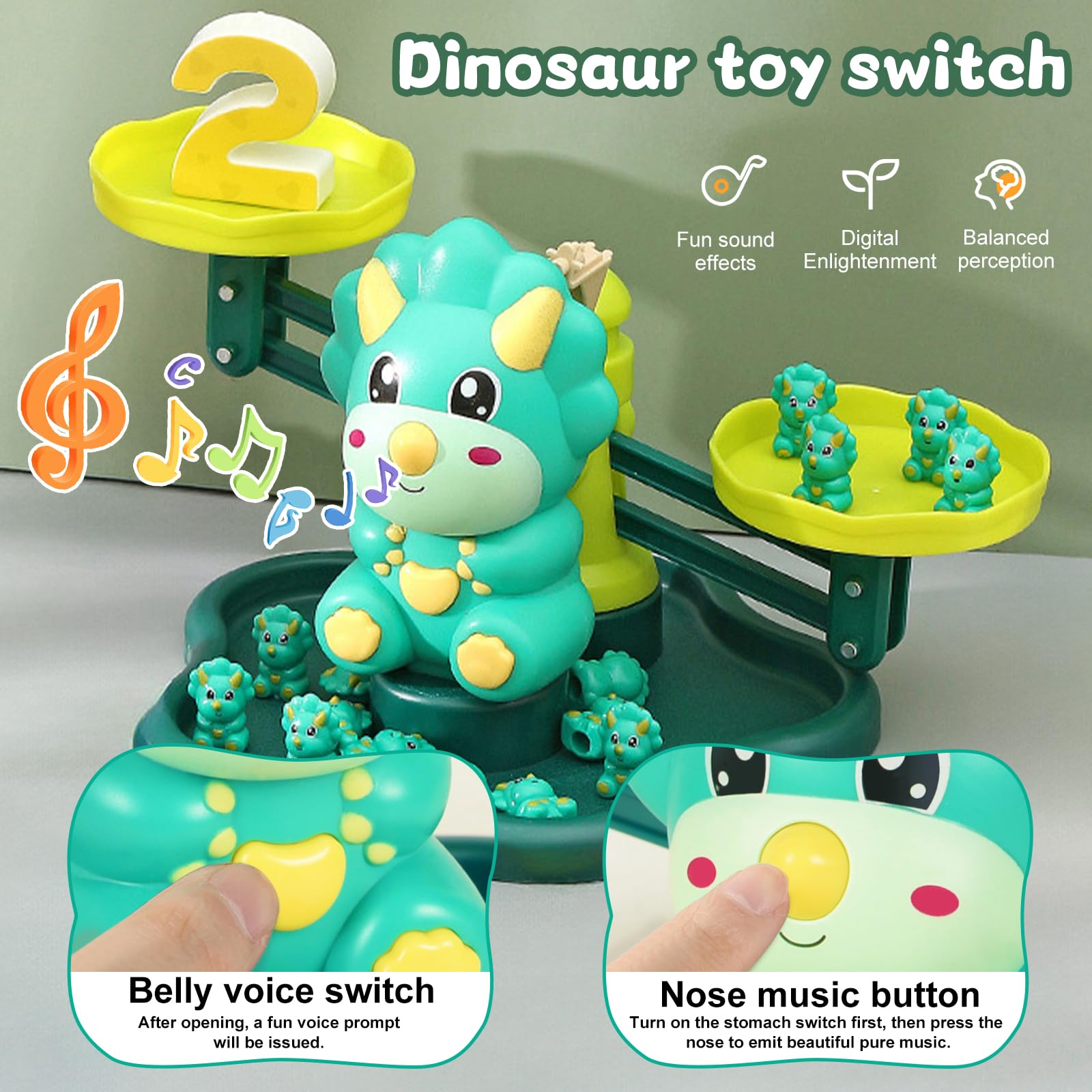 360° Wooden Spinner Seat with Music - Sensory Sit & Spin Toy for Toddlers Age 2-5, Fun Developmental Toy for Boys & Girls - Perfect for Indoor Play, Birthday Gifts and Sensory Integration Activities