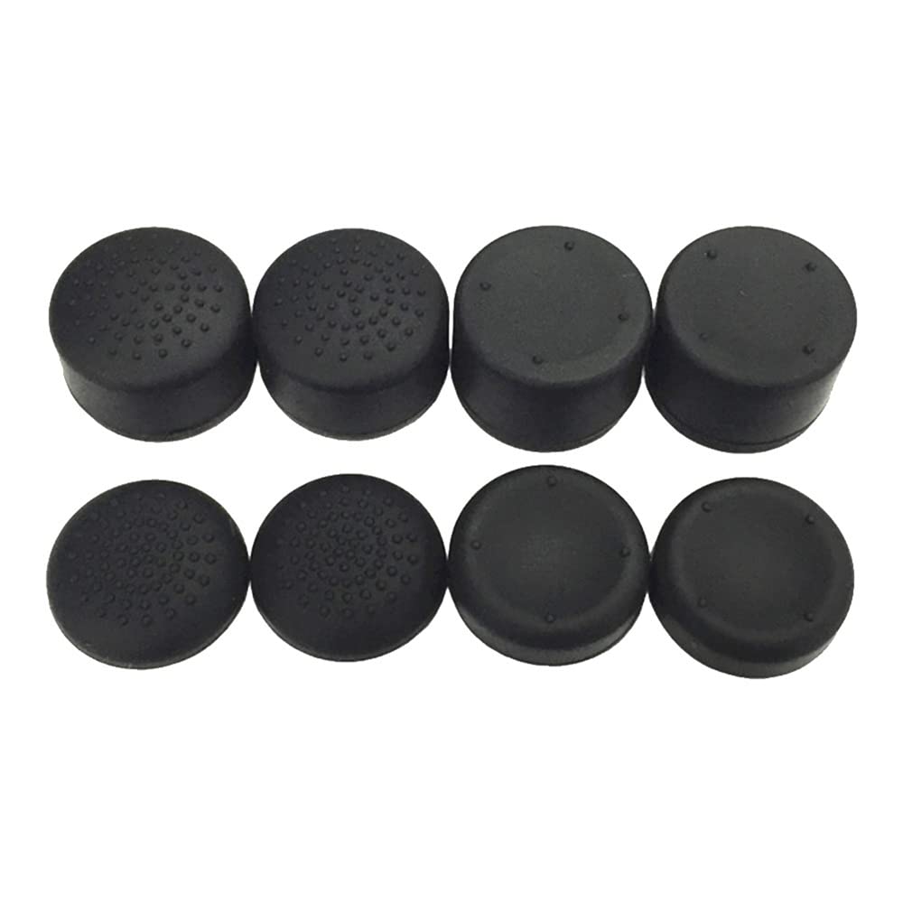 8 PCS Silicone Thumb Grips for PS5/PS4/PS3/PS2/Xbox 360/Xbox One Controllers - Anti-Slip Analog Stick Covers & Joystick Caps - Perfect for Gaming, Streaming & Long Play Sessions