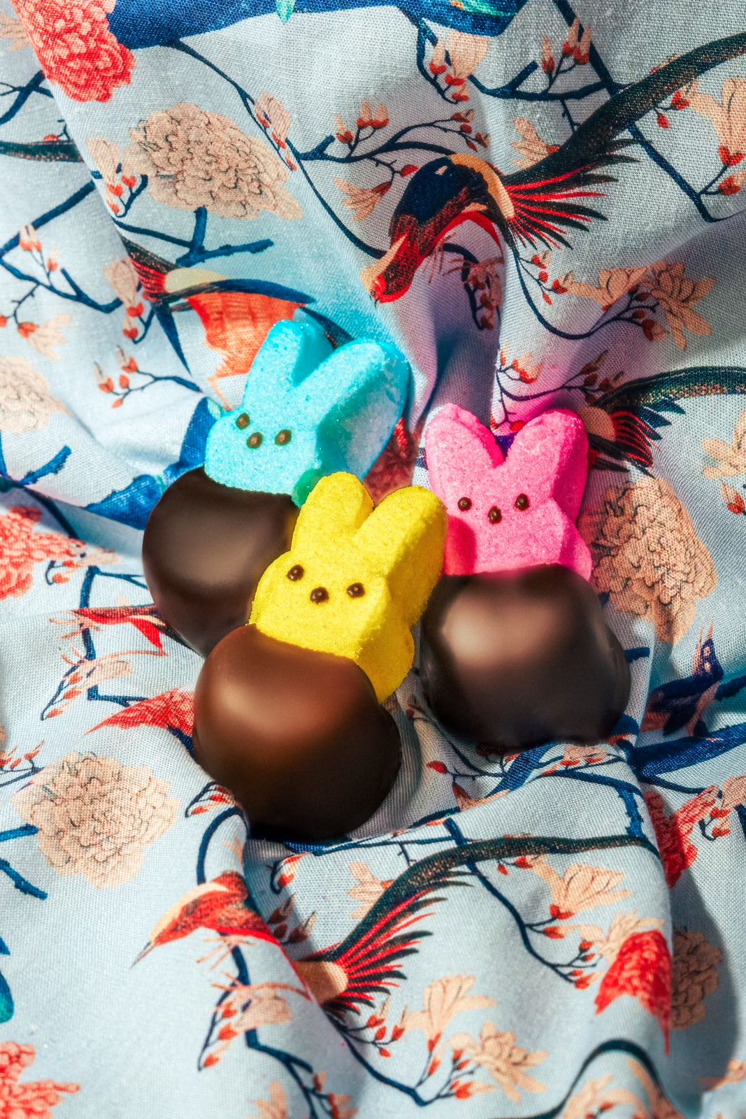 Delicious Chocolate Dipped Easter Peeps Marshmallow Treats - Perfect for Easter Baskets, Party Favors & Holiday Gifting