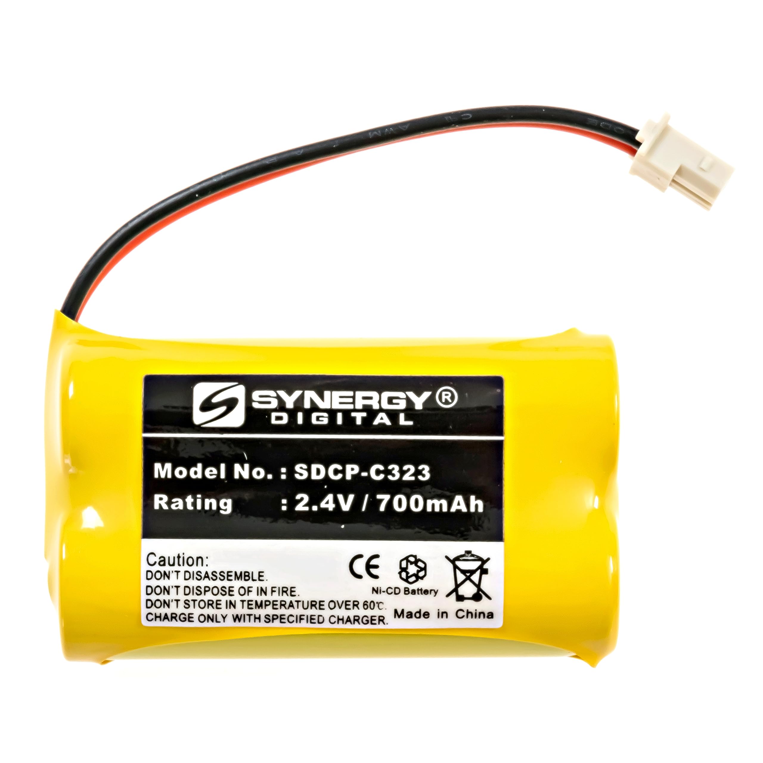 Synergy Digital Cordless Phone Batteries - 3 Pack | Compatible with VTech BT275242 (Ni-CD, 2.4V, 700mAh) | Ultra High Capacity Replacement Batteries for Cordless Phones | Perfect for Home, Office, or Business Use
