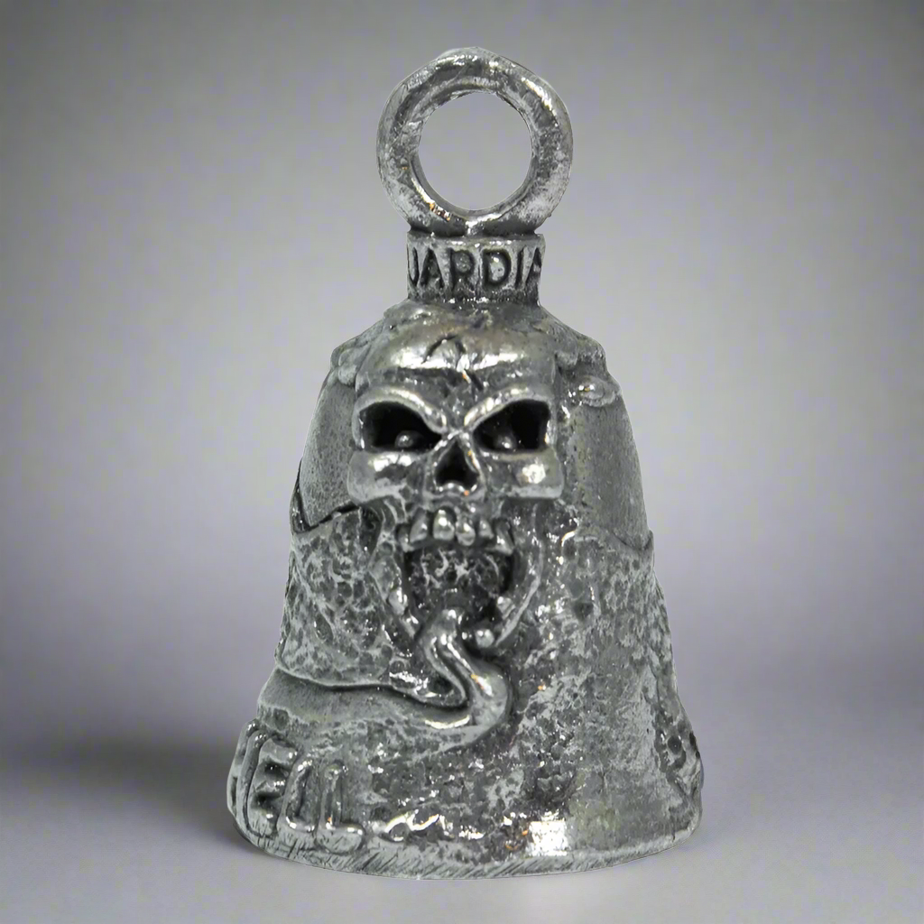 Open Road Highway To Hell Motorcycle Guardian Bell - Protective Ride Charm for Bikers, Gift for Harley & Cruiser Riders (Use on Handlebars for Safe Journeys)