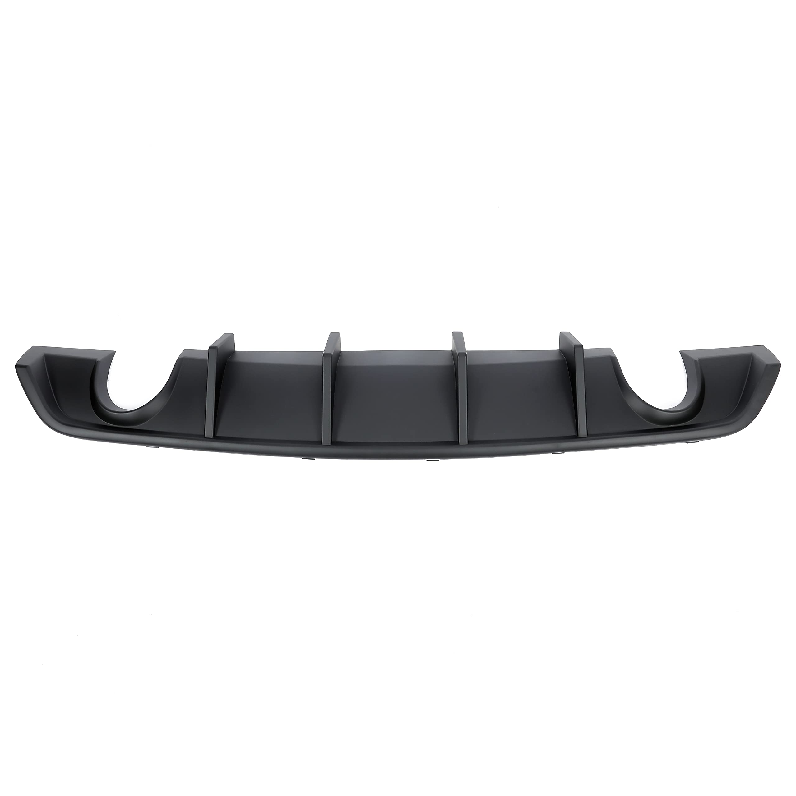 HECASA Matte Black Rear Diffuser for 2012-2014 Dodge Charger SRT8 | V2 Style Rear Bumper Lip Splitter Valance | Enhances Aerodynamics & Sporty Look | Perfect for Car Upgrades & Racing Enthusiasts