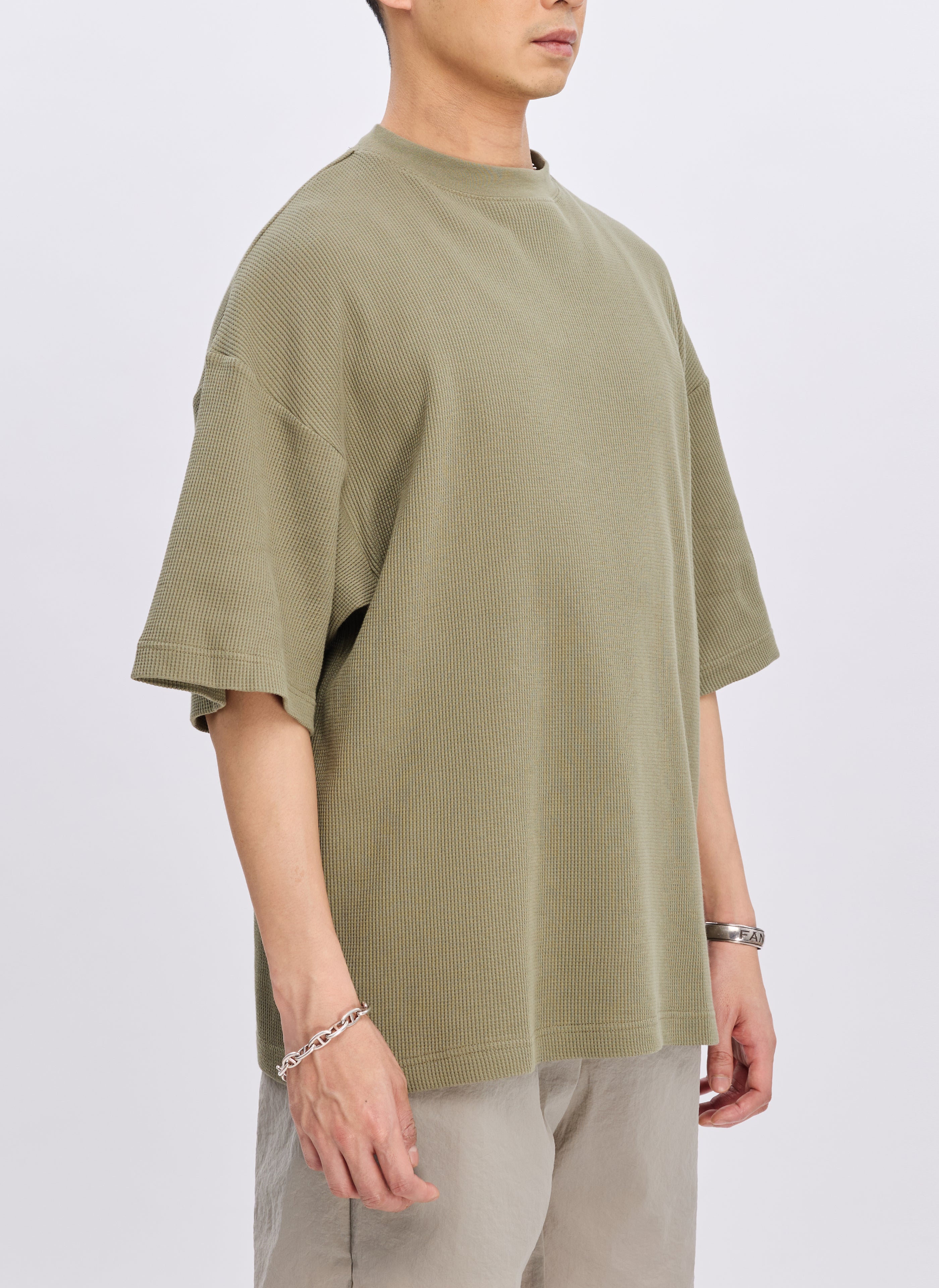 250G Cotton Waffle Tops for Women - Soft & Breathable Knit Shirts - Casual Loungewear & Layering Essentials for Home, Office & Weekend Outfits