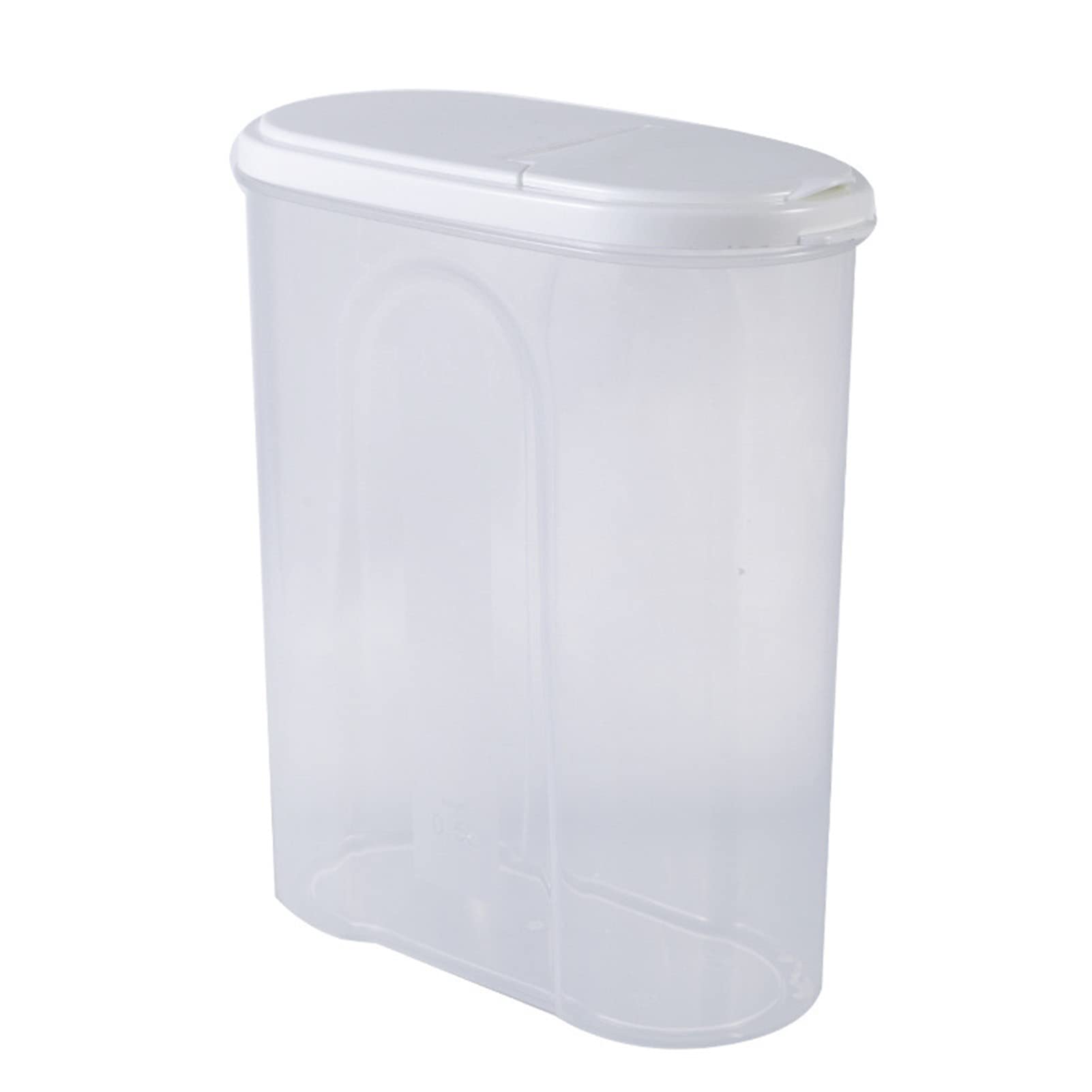Large Airtight Food Storage Containers with Lids - 5-Piece BPA-Free Plastic Pantry Organization Set for Flour, Sugar, Rice & Dry Goods - Clear Transparent Kitchen Storage Containers for Home & Restaurant Use