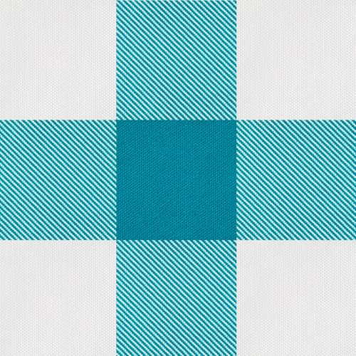 Turquoise and White