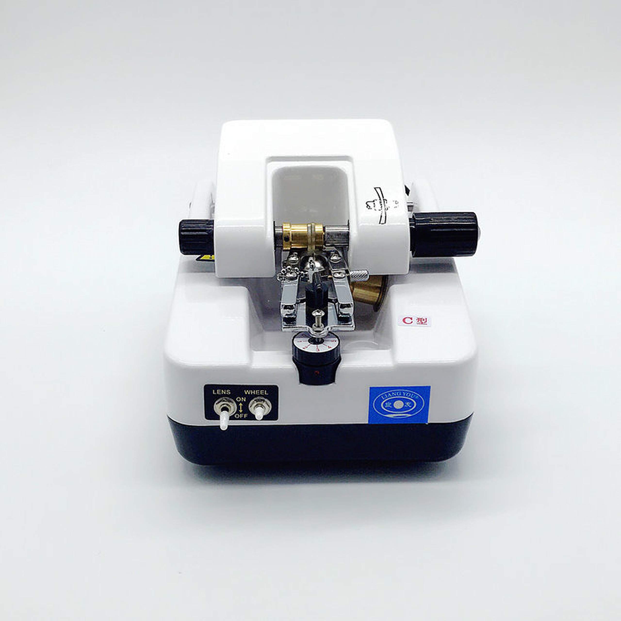 1800C Auto Lens Grooving Machine - Thin Stainless Steel Optical Equipment for Lens Grooving (110V) | Perfect for Eyeglass Frame Making & Optical Lab Precision Work