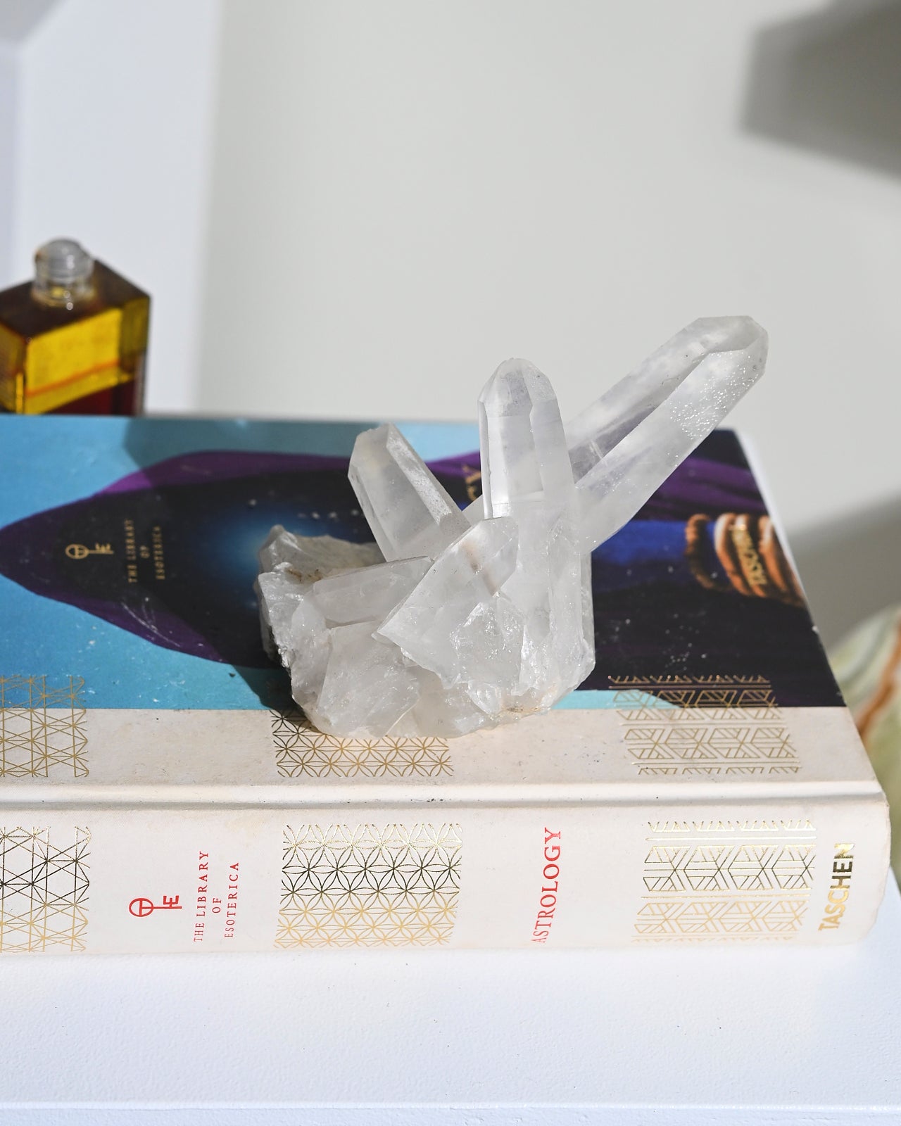 Natural Peruvian Quartz Cluster - 5 Inch Healing Crystal for Meditation, Reiki, and Home Decor | Spiritual Energy Stone for Positive Vibes & Feng Shui