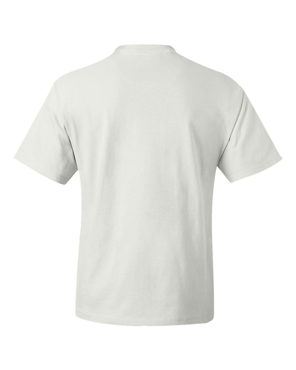 Hanes Men's Lay Flat Collar Tall Beefy T-Shirt - Comfortable Cotton Crew Neck Tee for Big & Tall - White, Large Tall - Perfect for Casual Wear, Work & Everyday Outfits