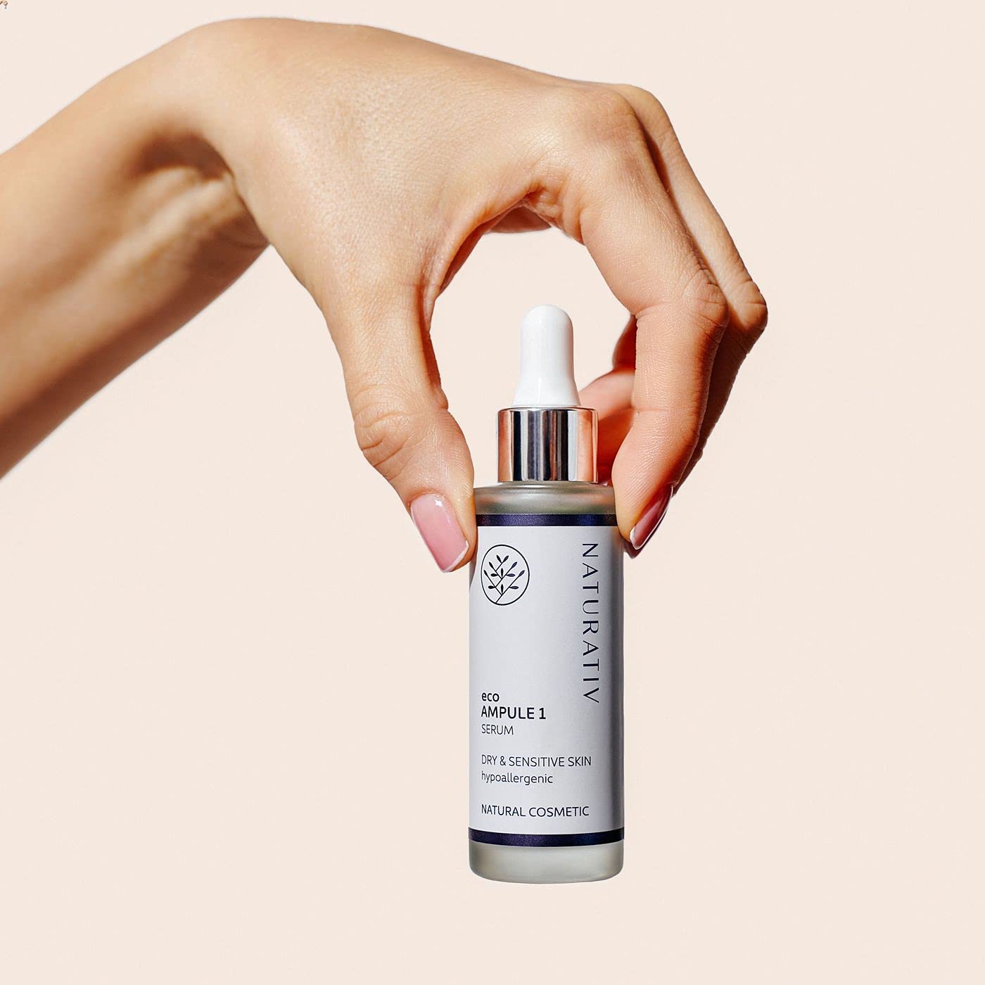 Naturativ Eco Ampule 1 Serum for Dry & Sensitive Skin - 30ml Hydrating Facial Treatment | Perfect for Night Routine & Skin Repair