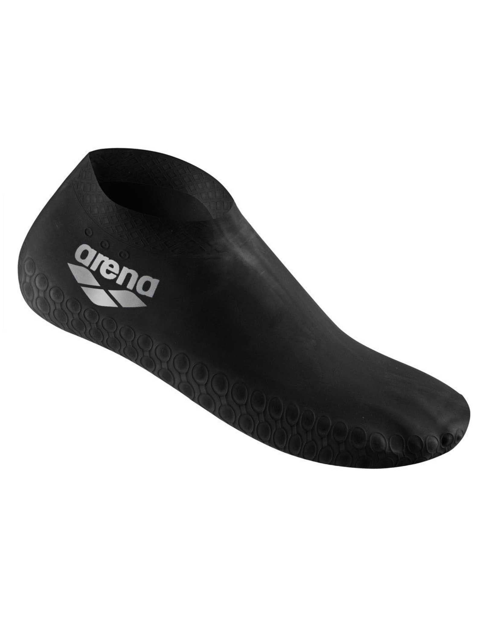 Premium Black & Silver Latex Pool Socks - Non-Slip Swim Socks for Water Aerobics, Beach Volleyball & Poolside Safety