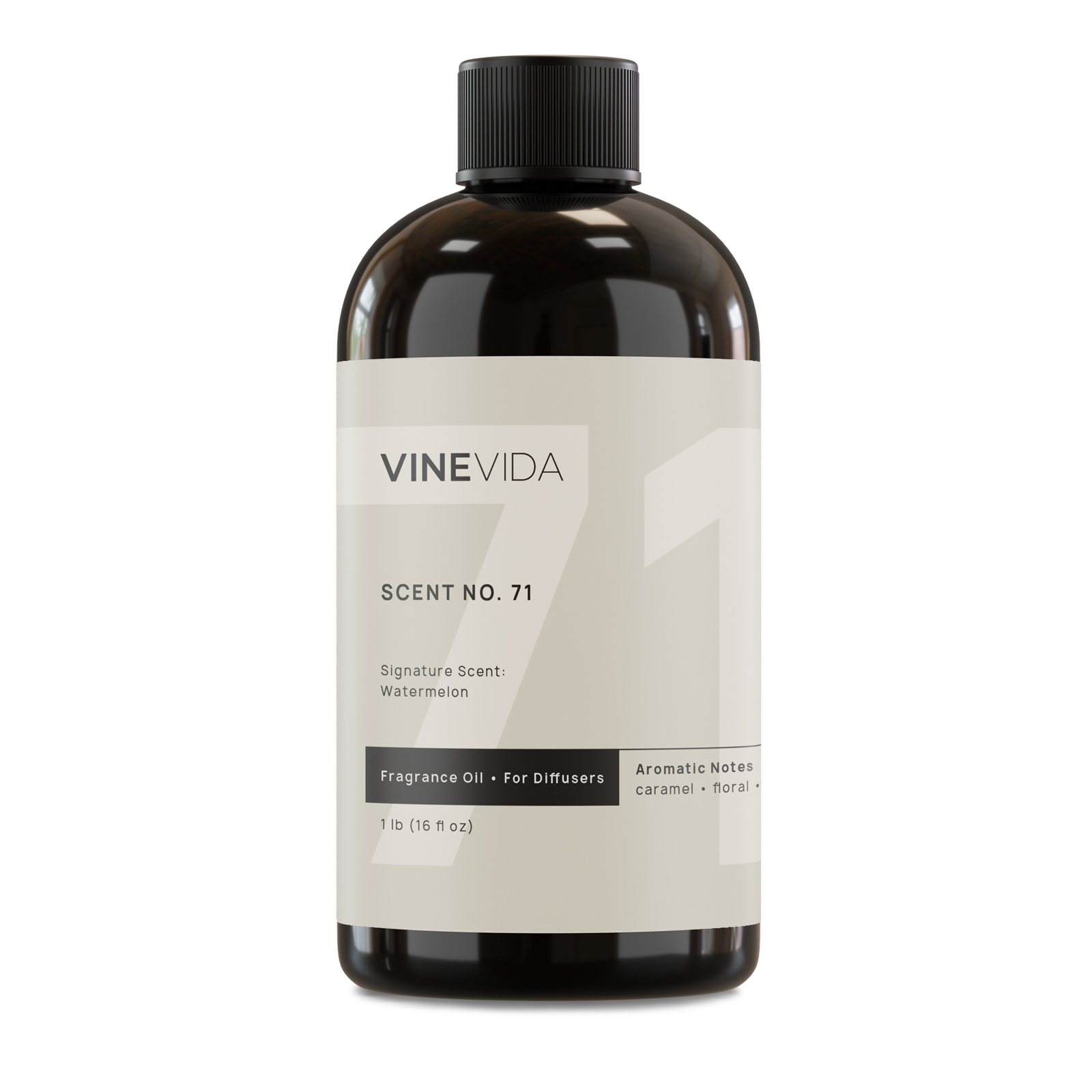NO. 71 Watermelon Fragrance Oil for Aromatherapy - 100% Pure Essential Oil for Diffusers, Humidifiers & Home Scenting - Refreshing Summer Scent for Relaxation & Stress Relief