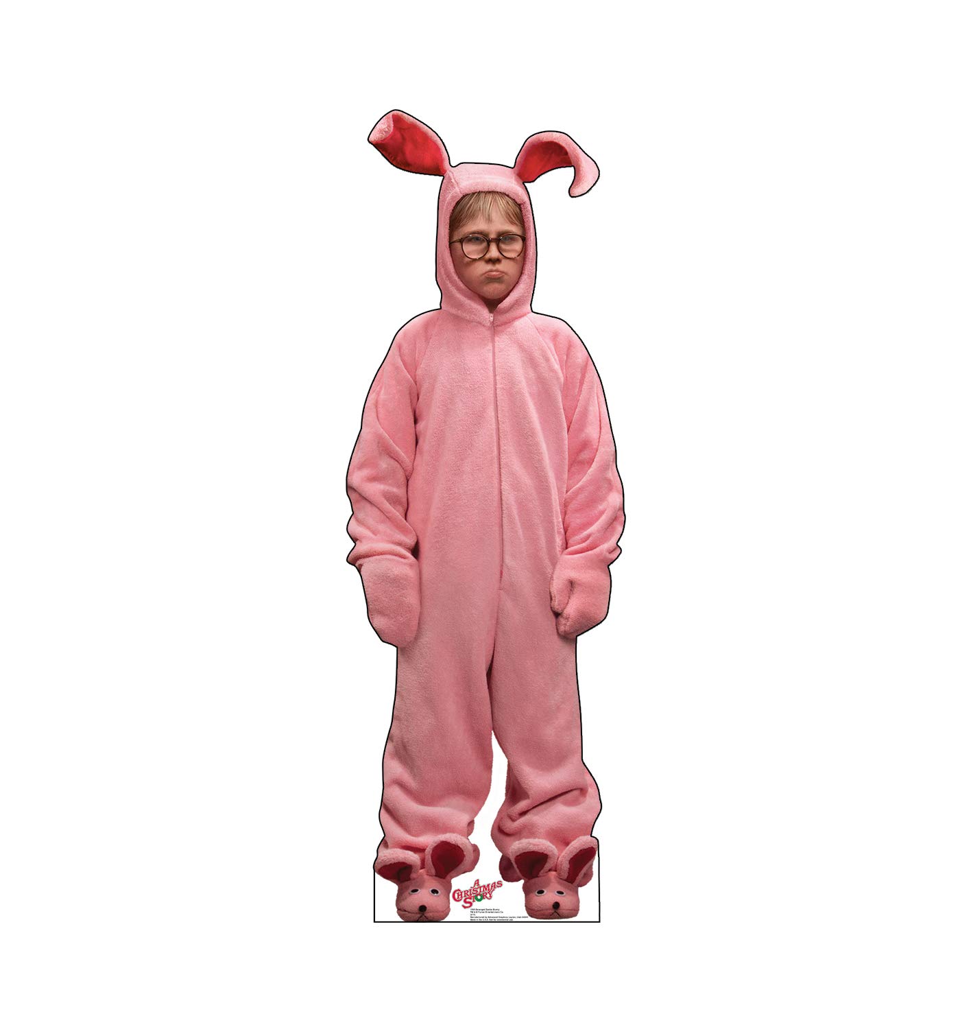 Life-Size Deranged Easter Bunny Cardboard Cutout Standee - A Christmas Story (1983 Movie) - Perfect for Halloween Decor, Movie Themed Parties & Collectible Display