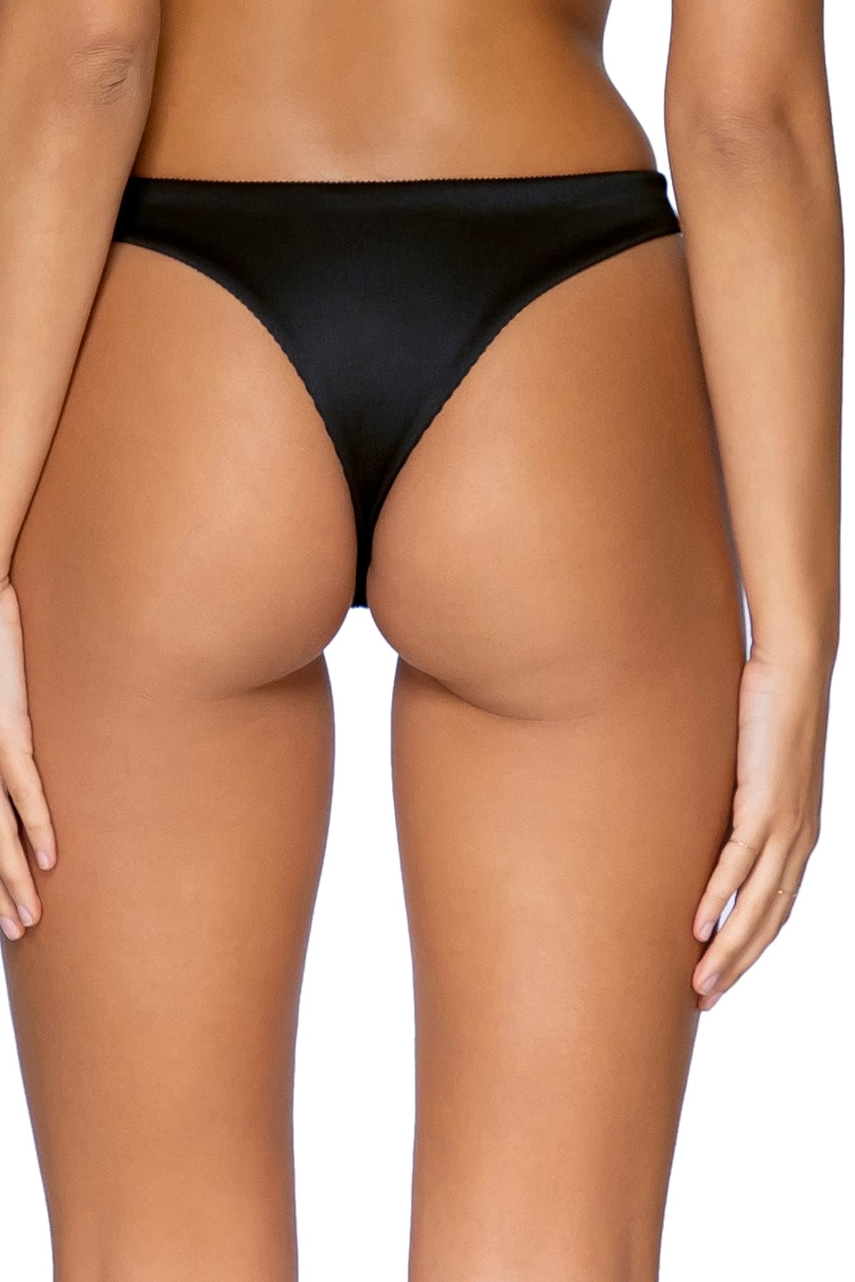 Elizabeth & Christen Evan Women's High Waisted Bikini Bottom - Sexy Swimwear for Beach, Pool & Summer Vacation | Plus Size Swim Shorts with Tummy Control
