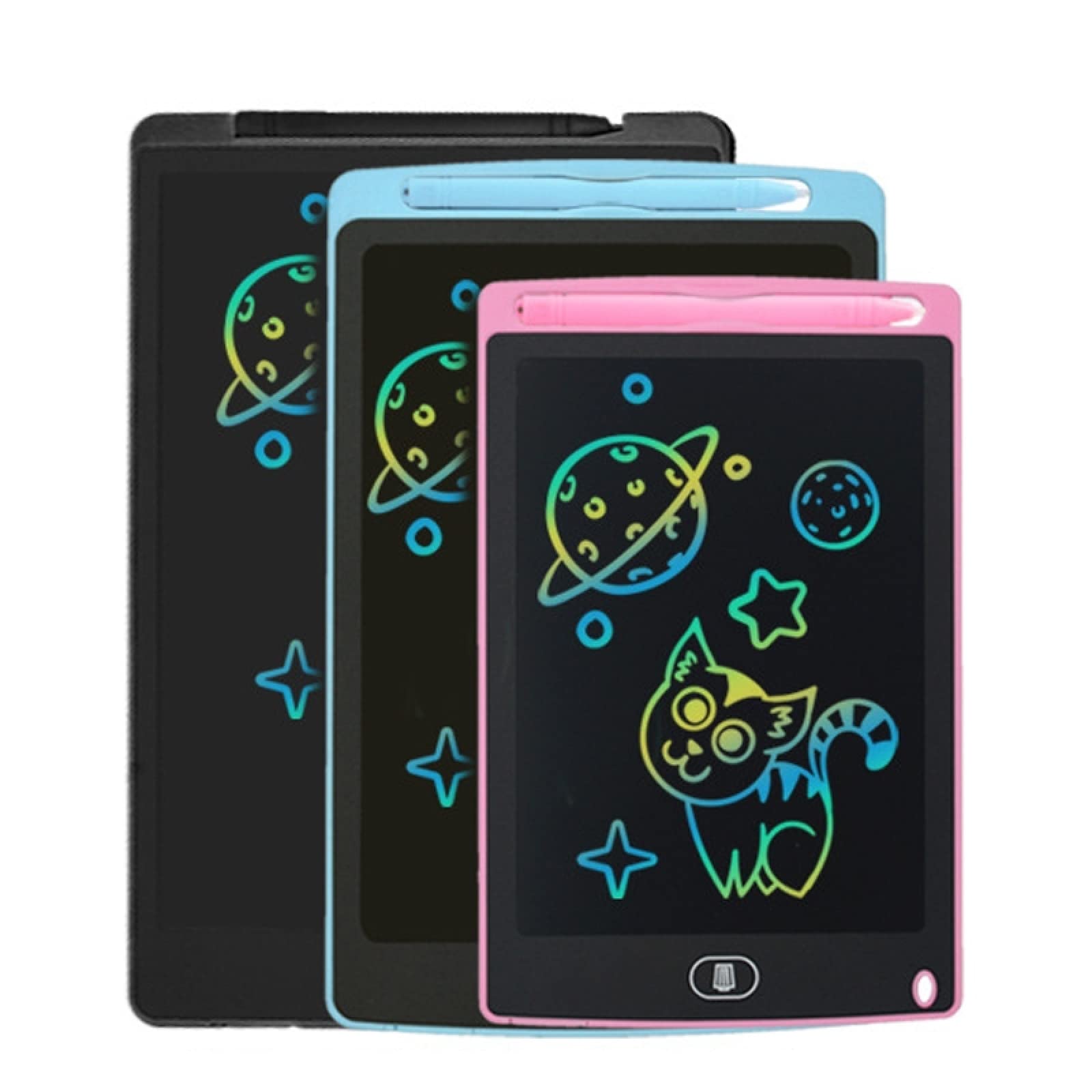 10 Inch LCD Writing Tablet for Kids - Colorful Drawing Board, Electronic Sketch Pad for Children's Handwriting Practice & Learning - Perfect for Home, School & Travel Use