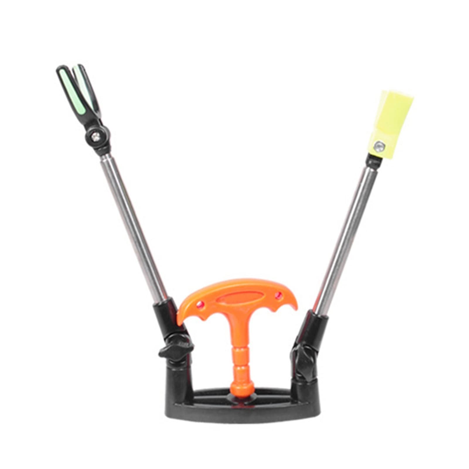 XXDONG LXRZLS Portable Fishing Rod Holder Stand with LED Light - Adjustable Pole Bracket for Outdoor, Raft & Ice Fishing | Durable & Easy to Carry for Camping, Beach & Boat Fishing (Color: A)