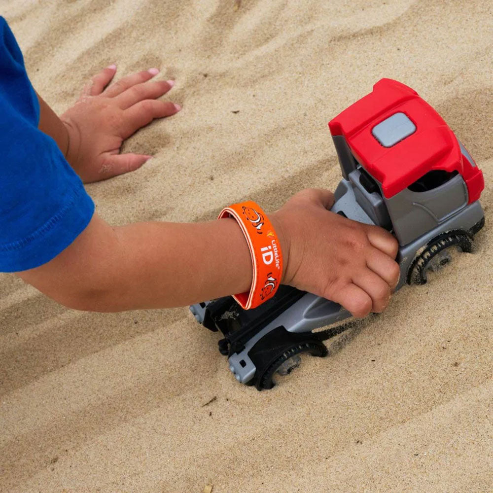 Littlelife Clownfish ID Wristband for Kids - Waterproof Safety Identification Bracelet for Swimming, Beach & Travel