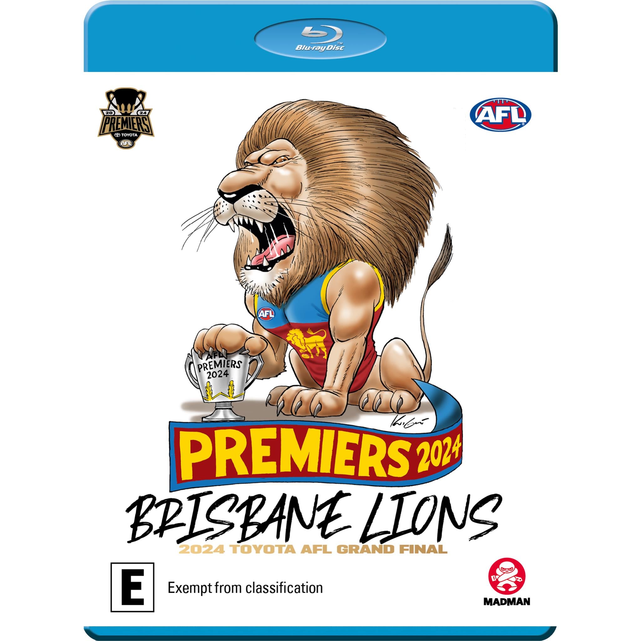 Brisbane Lions AFL Premiers 2024 Champions - Official Merchandise & Collectibles for Fans | Perfect for Game Day, Home Decor & Sports Memorabilia