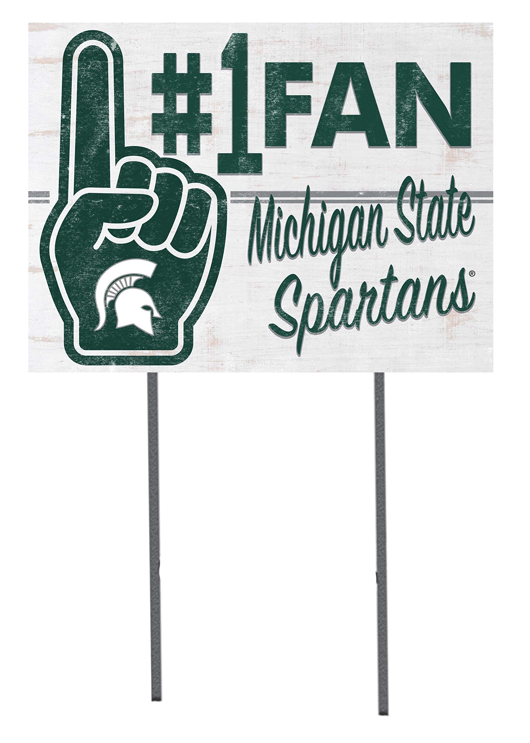 Michigan State Spartans 18x24 Lawn Sign - KH Sports Fan for Game Day Decor