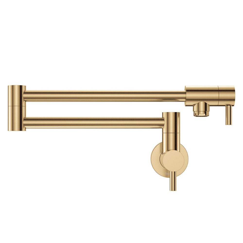 Fienza 228120UB Kaya Pot Filler Faucet in Urban Brass Finish - Premium Kitchen Sink Faucet for Easy Pot Filling, Ideal for Cooking, Baking & Large Pots