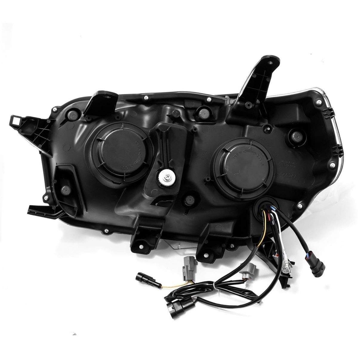 10-13 Toyota 4Runner PRO Series Halogen Projector Headlights Alpha Black - Upgrade Your Night Driving Visibility for Off-Road Adventures & Daily Commutes