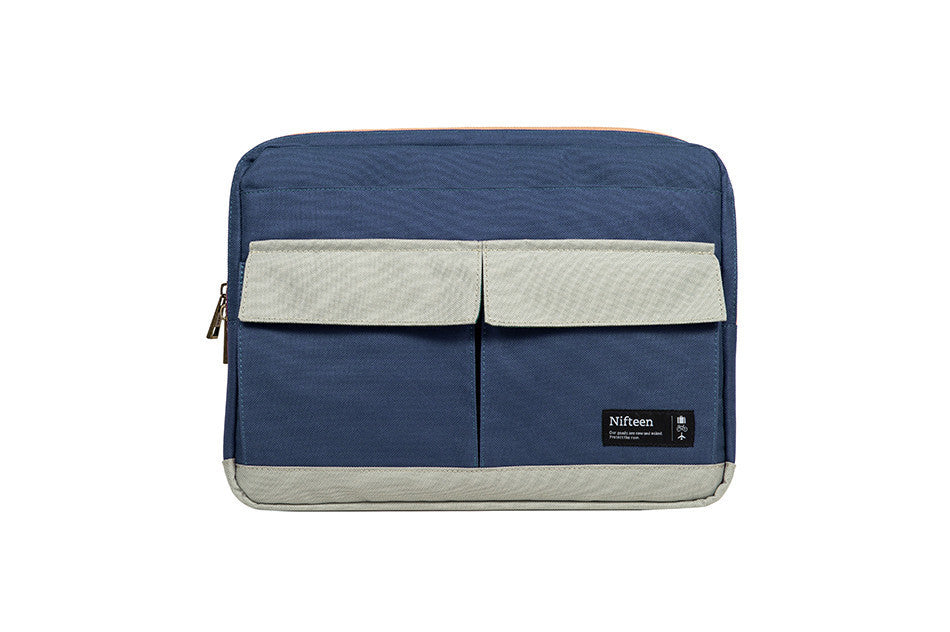 Nifteen Slim Messenger Bag for 13 Inch Laptop - Lightweight & Durable Crossbody Briefcase for Work, School & Travel - Perfect for Business Professionals & College Students