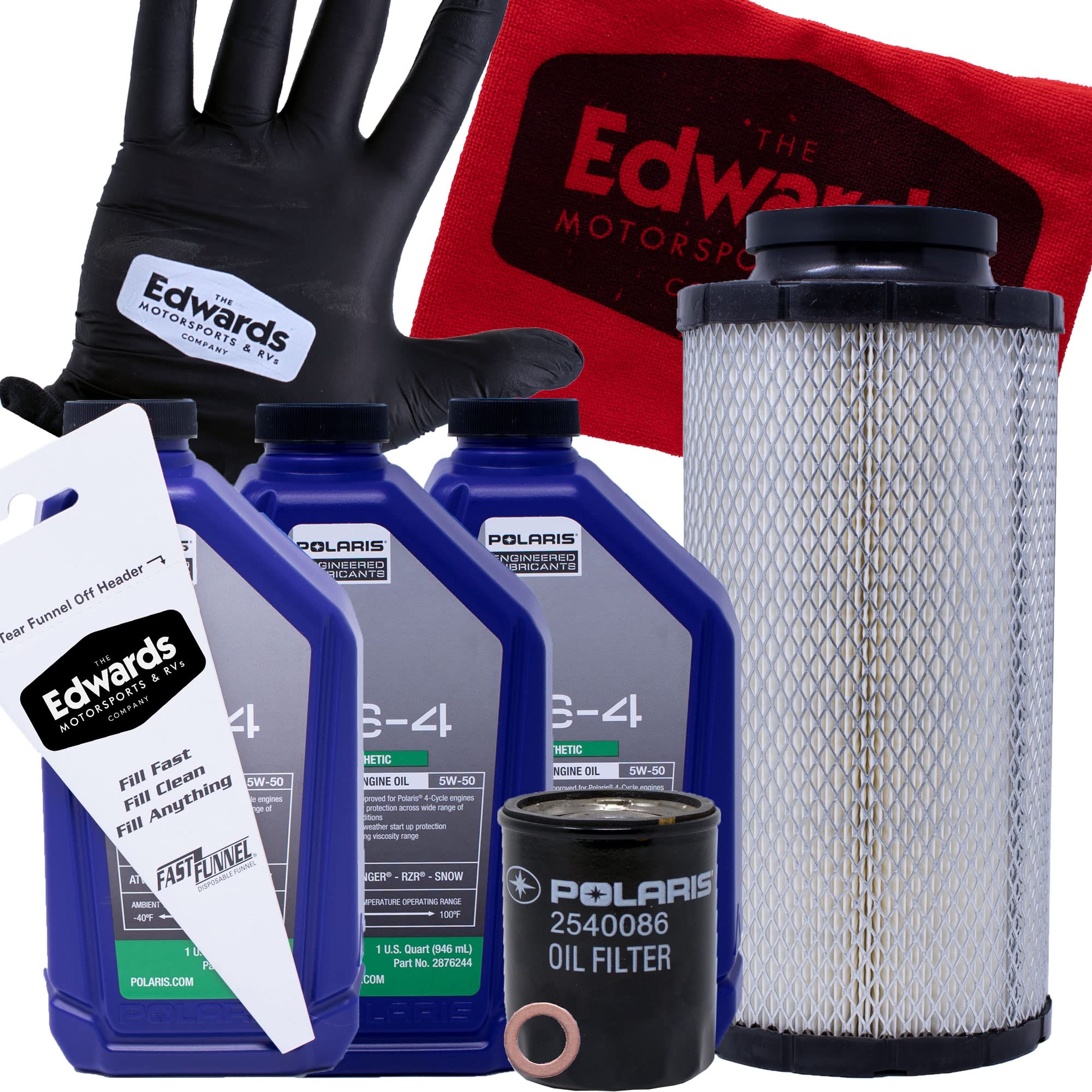 Polaris RZR XP 1000 Oil Change Kit with Air Filter - Compatible with 2017-2022 Models | Complete UTV & SXS Maintenance Solution for Off-Road Adventures