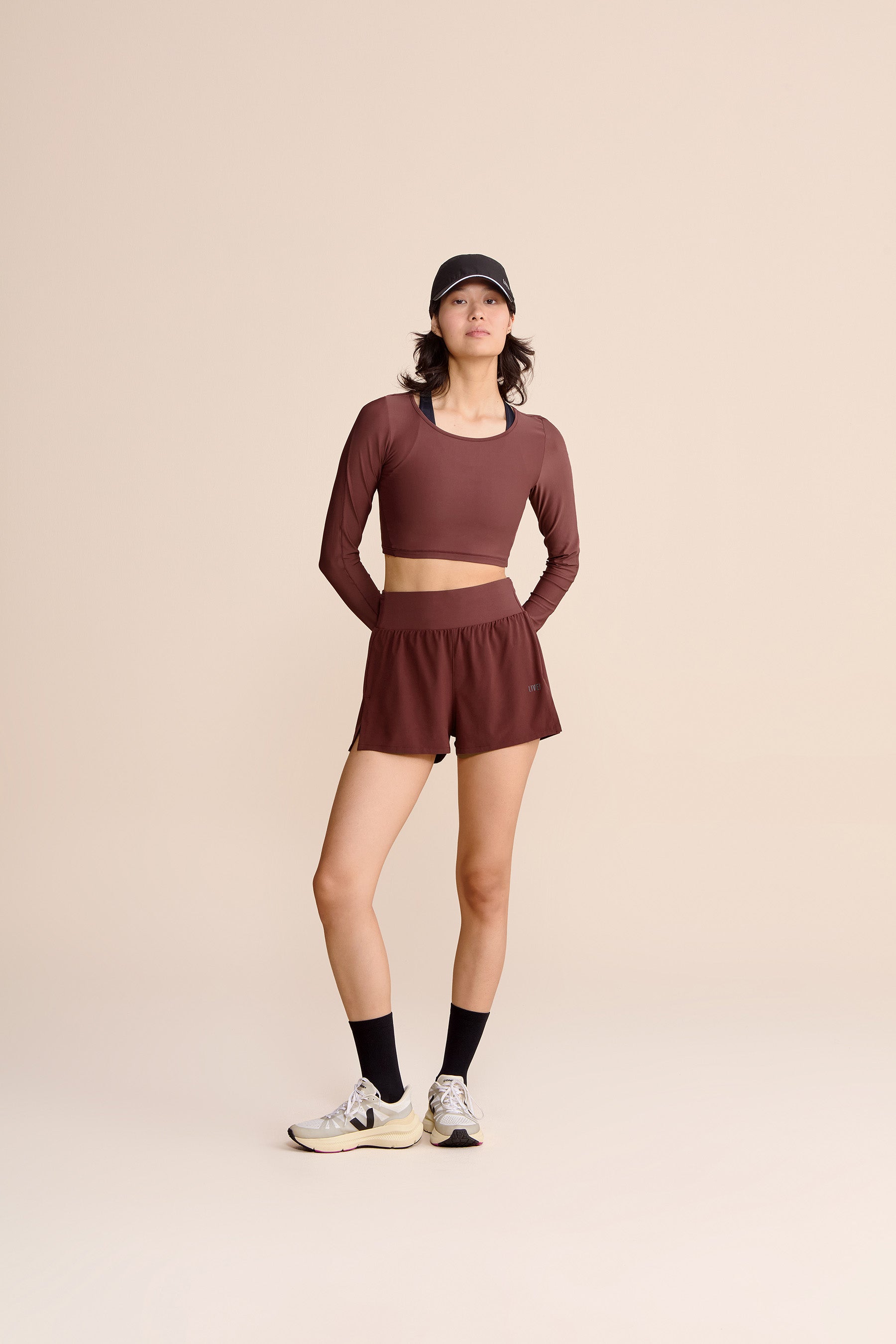 Harmony Crop Long Sleeve Tops for Women - Soft Stretchy Yoga Shirts, Workout Tees & Casual Wear - Perfect for Yoga, Gym, Running & Everyday Outfits