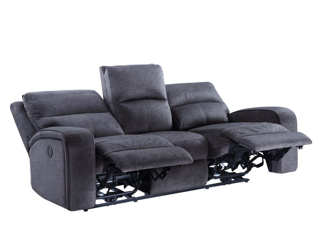Landon Power Reclining Sofa - Electric Recliner Couch with USB Charging & Cup Holders - Modern Living Room Furniture for Home Theater & Relaxation
