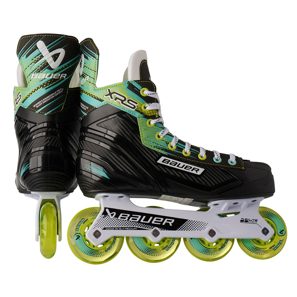 Bauer XRS Junior Roller Hockey Skates - Youth Inline Skates for Boys & Girls - Perfect for Street Hockey, Rink Play & Outdoor Sports