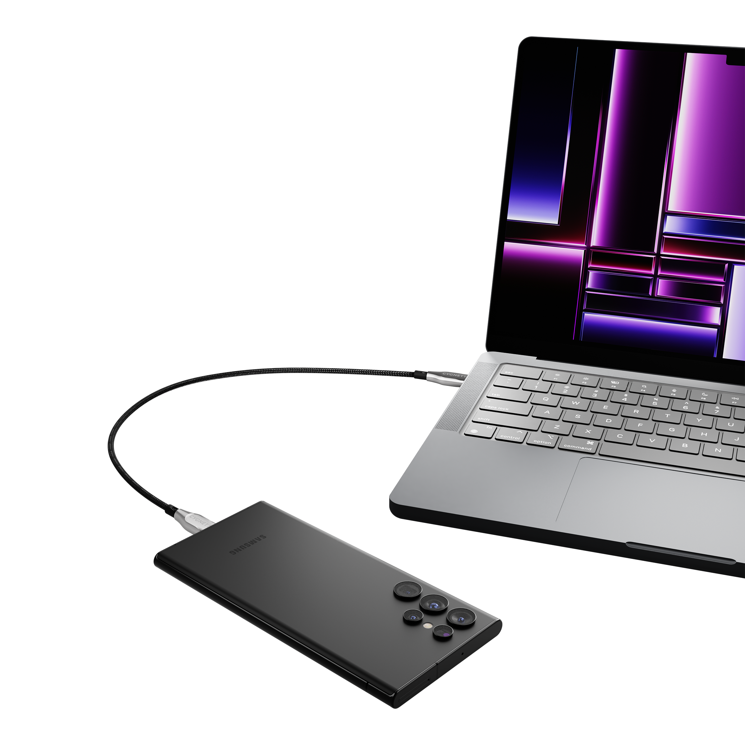 High-Speed USB C to USB C Cable 6.6ft (2M) with Fast Charging & Data Sync - Perfect for MacBook, Samsung Galaxy, iPad Pro & More