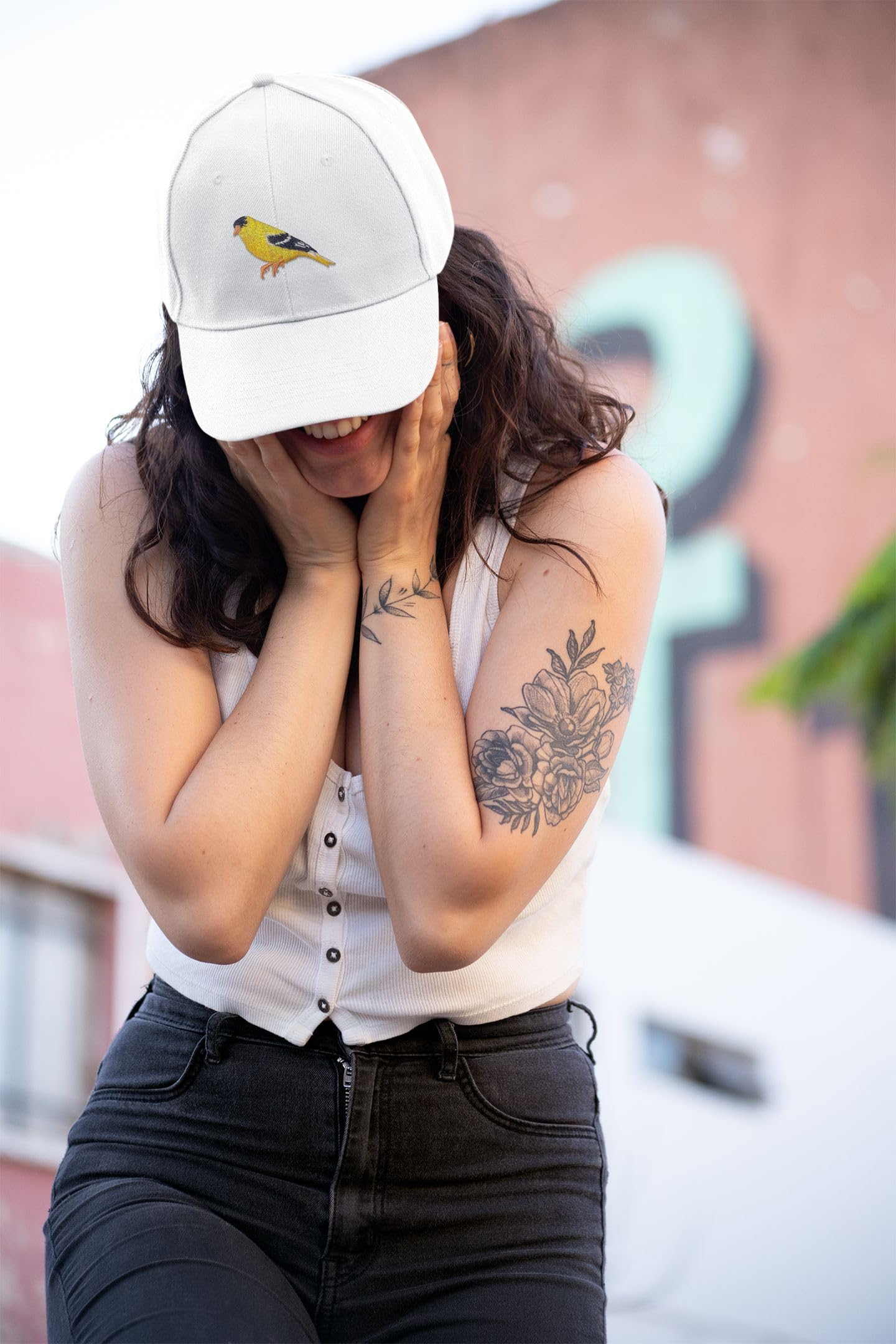 Yellow Finch Bird - Goldfinch Embroidered Iron-On Patch for Jackets, Hats & DIY Crafts | Durable & Vibrant Sew-On Applique for Clothing & Accessories